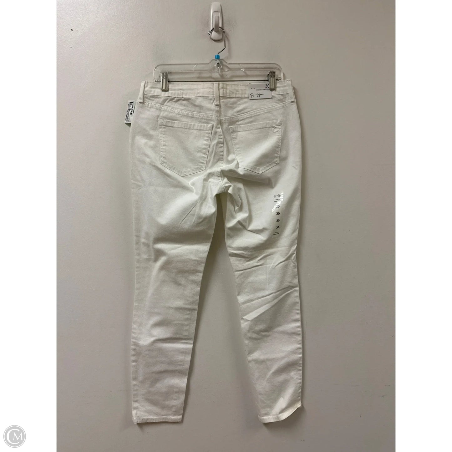 Jeans Skinny By Jessica Simpson In White Denim, Size: 10