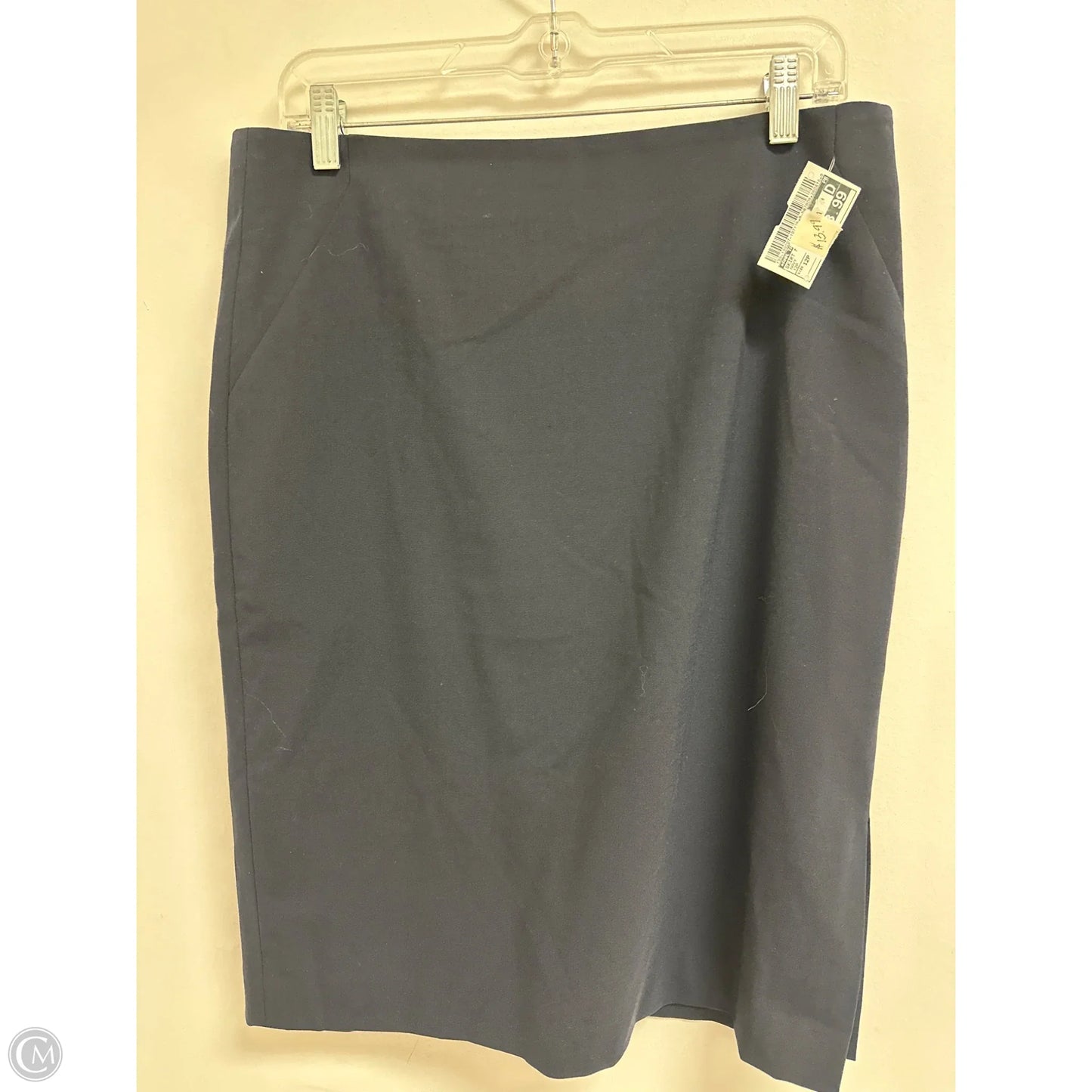 Skirt Midi By Ann Taylor In Navy, Size: 12p