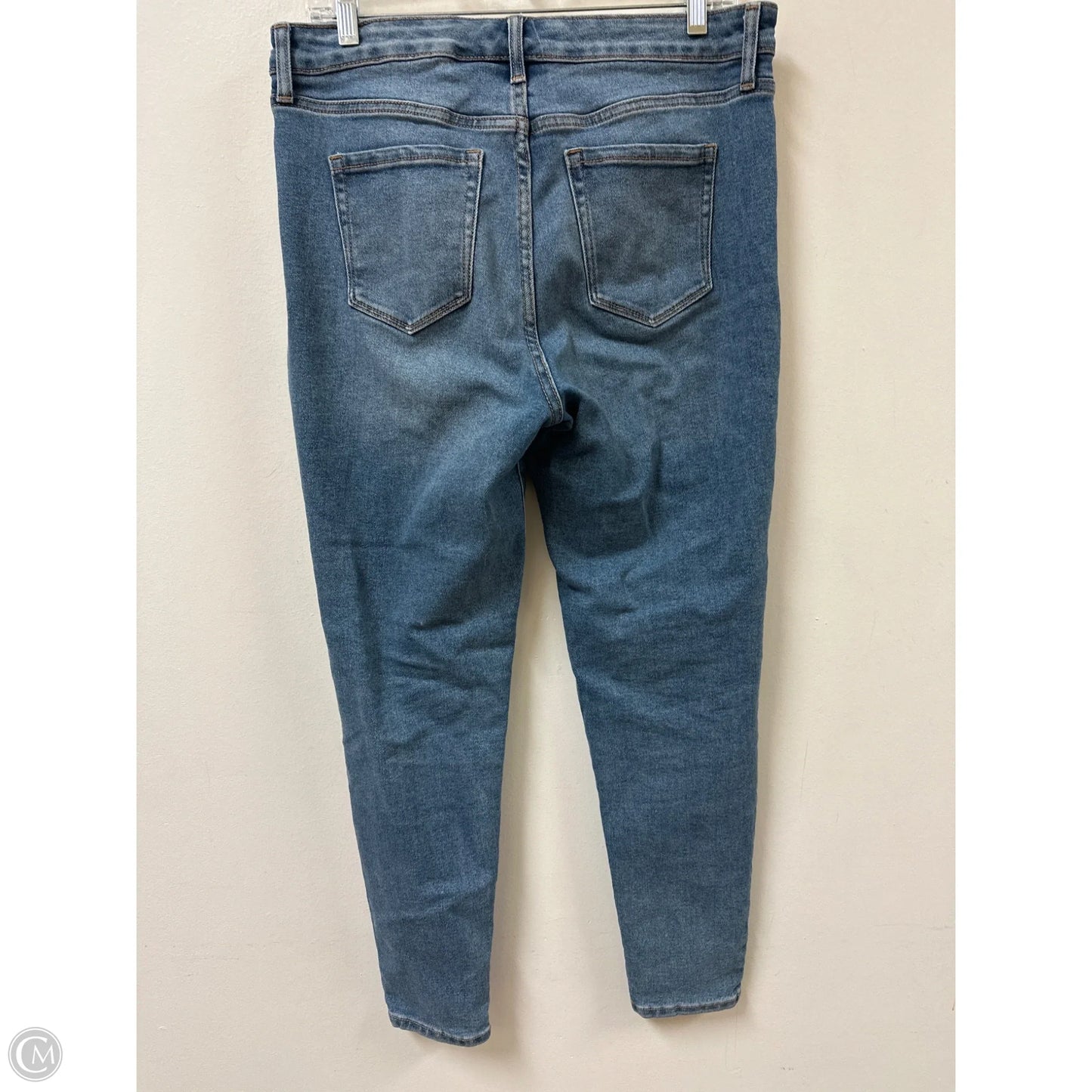Jeans Skinny By Nine West In Blue Denim, Size: 10