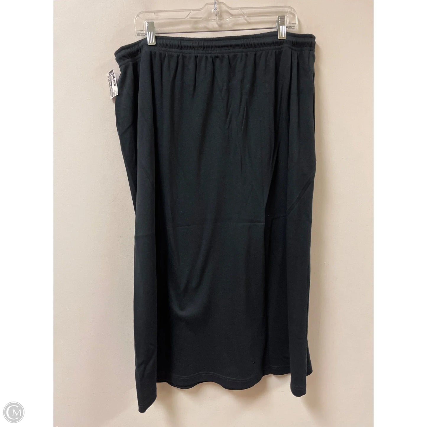Skirt Midi By Woman Within In Black, Size: 22