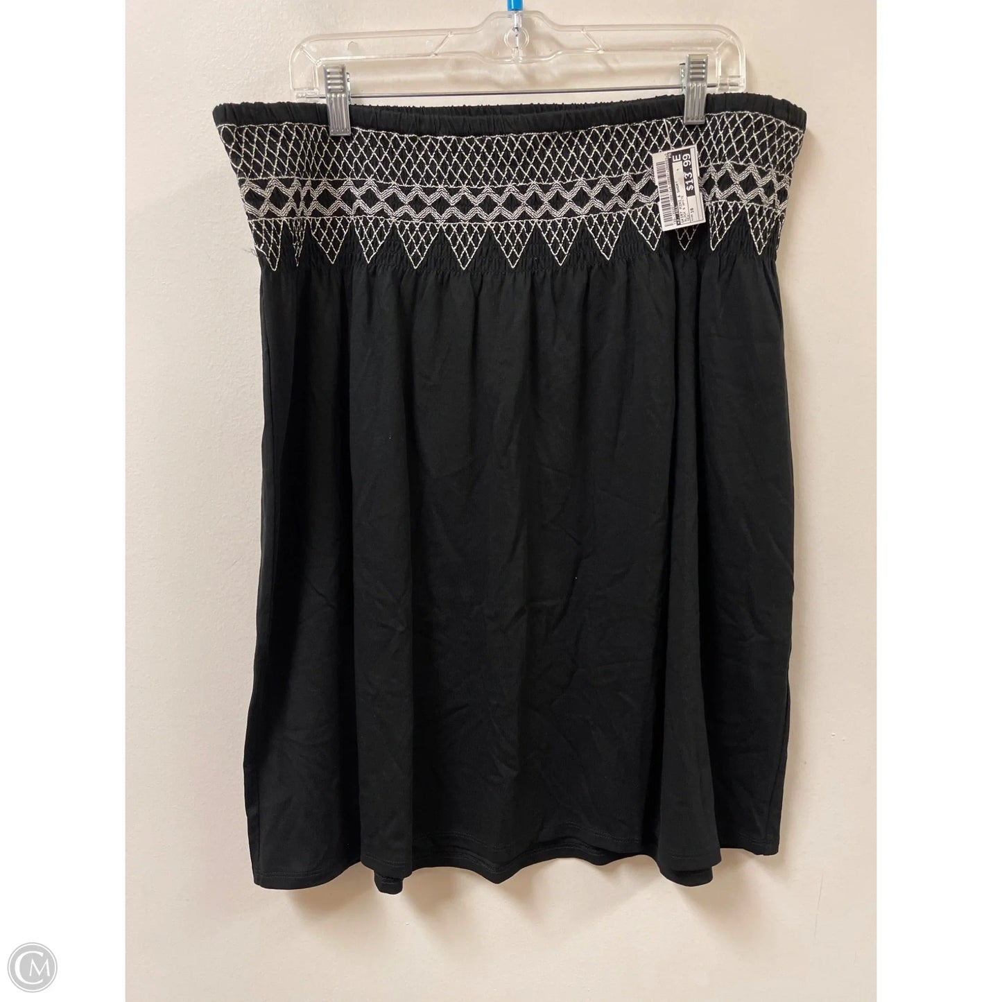 Skirt Mini & Short By J. Jill In Black & White, Size: 16