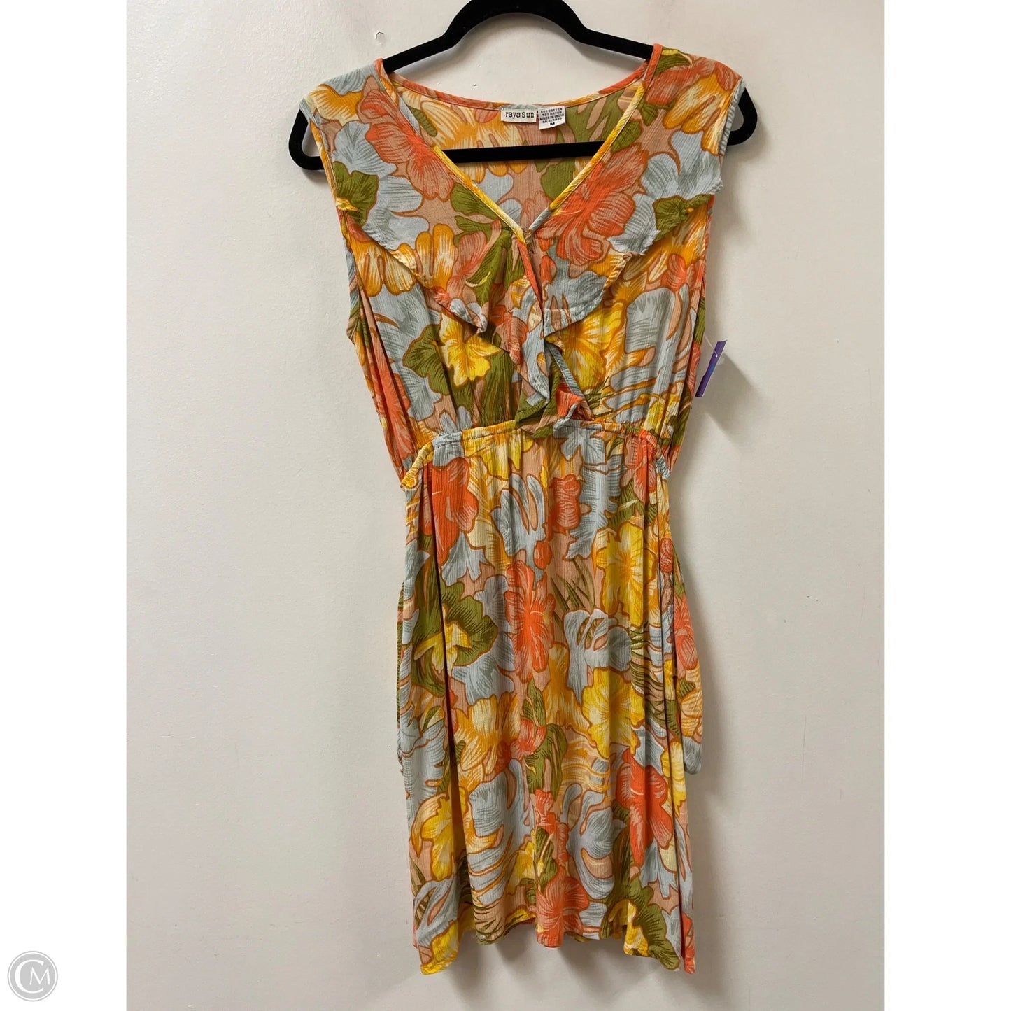 Dress Casual Short By Clothes Mentor In Floral Print, Size: M