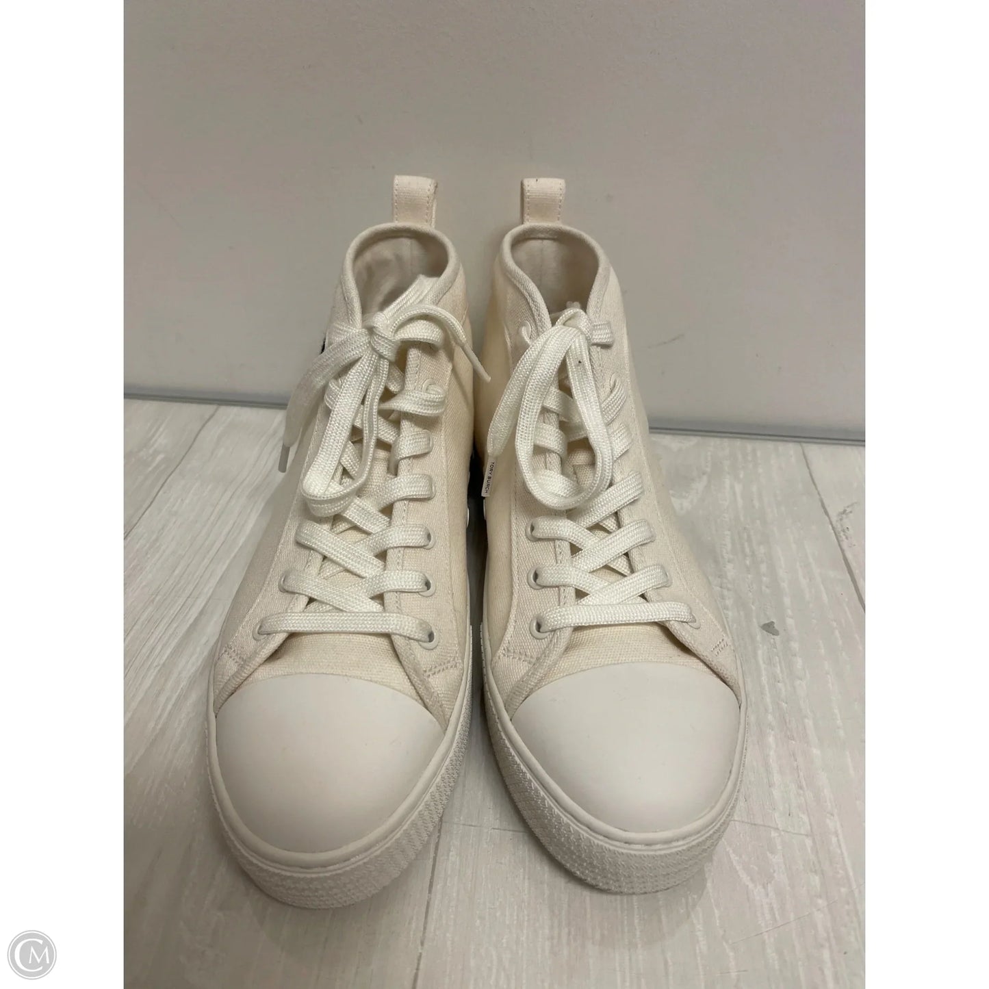 Shoes Designer By Tory Burch In Cream, Size: 8