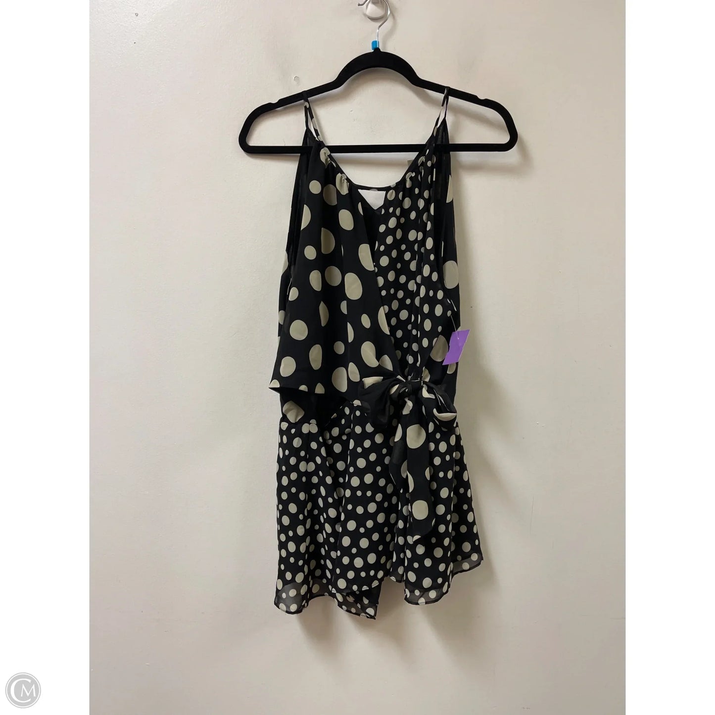 Top Sleeveless By Cato In Polkadot Pattern, Size: 3x