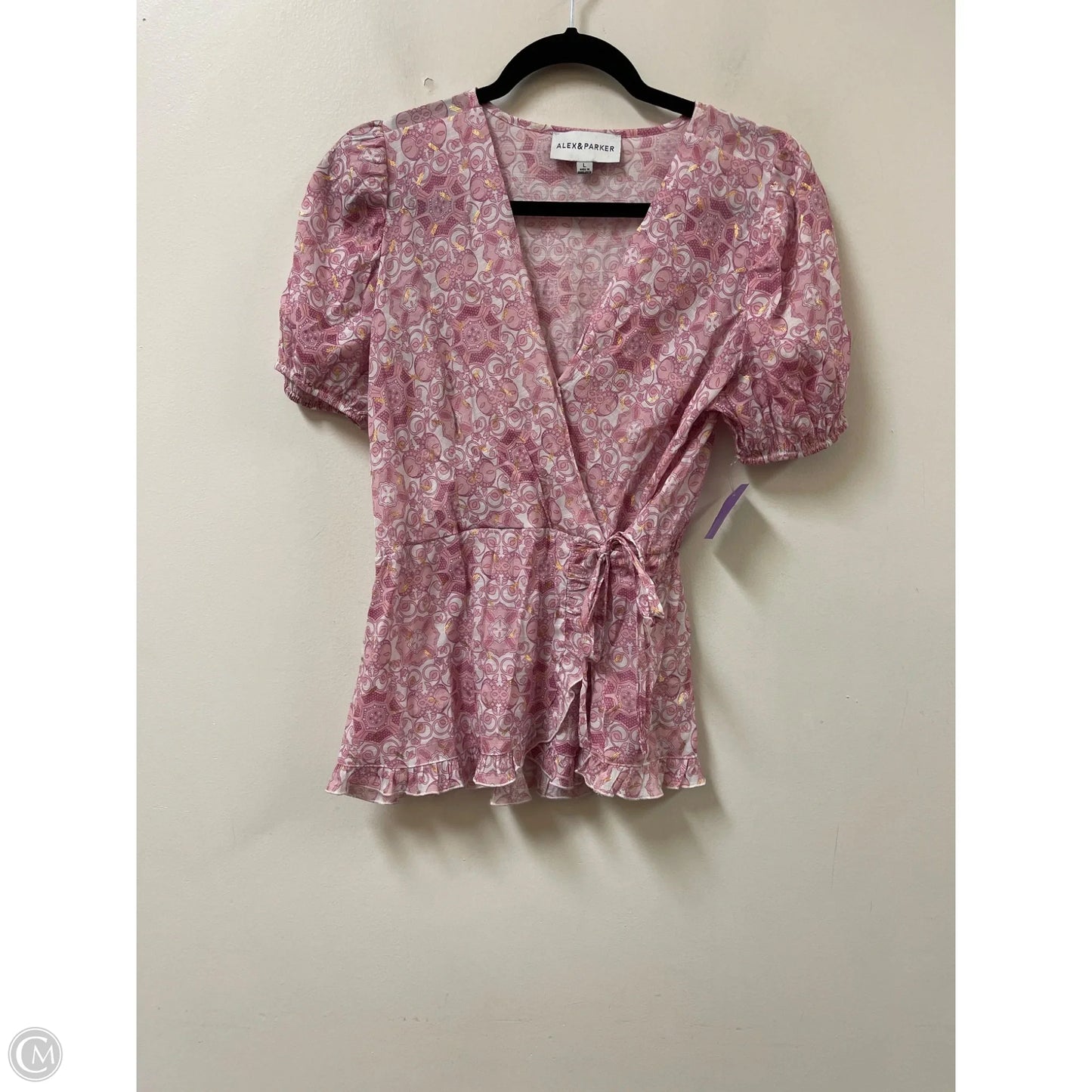 Top Short Sleeve By Clothes Mentor In Purple, Size: L