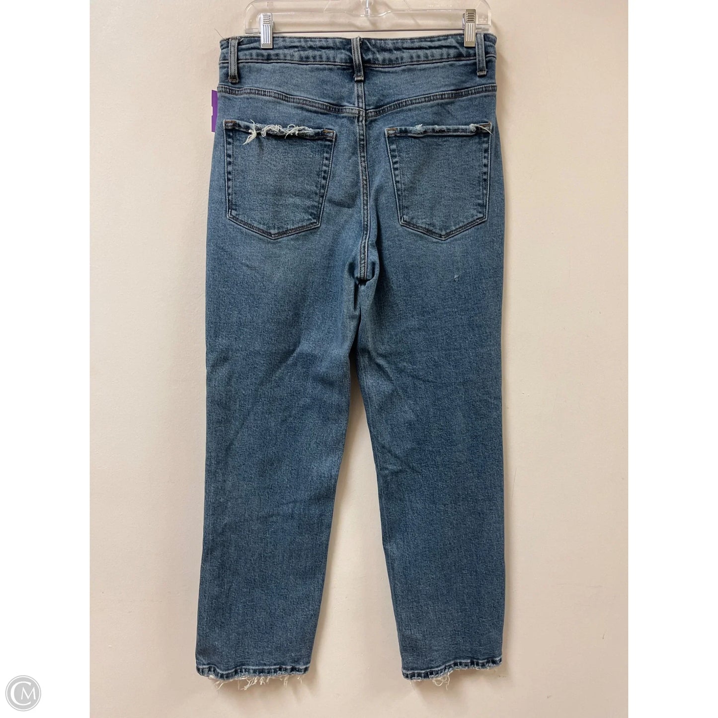 Jeans Straight By Clothes Mentor In Blue Denim, Size: 10