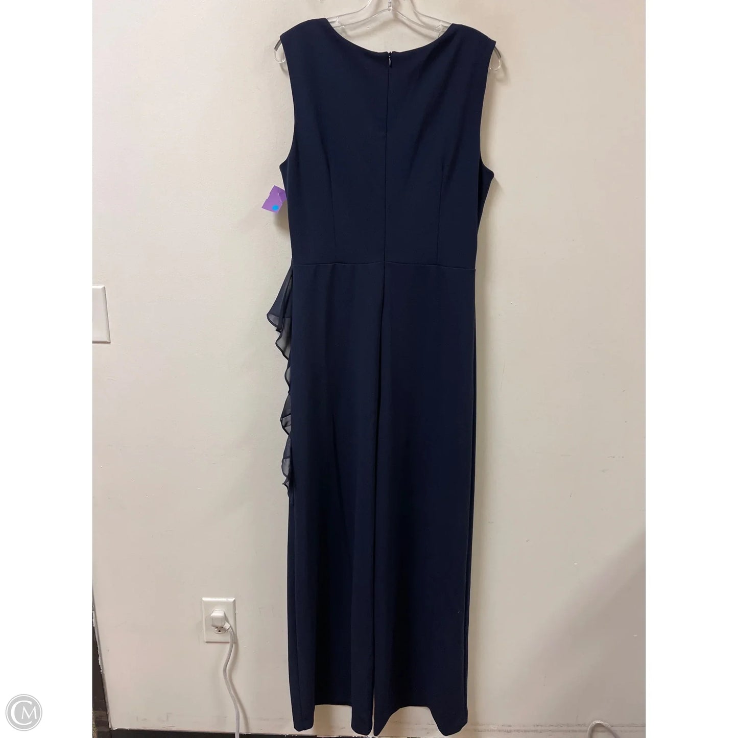 Jumpsuit By Connected Apparel In Navy, Size: L