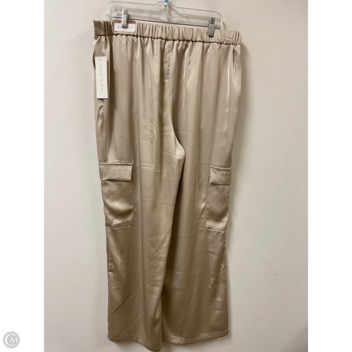 Pants Wide Leg By Clothes Mentor In Cream, Size: 14