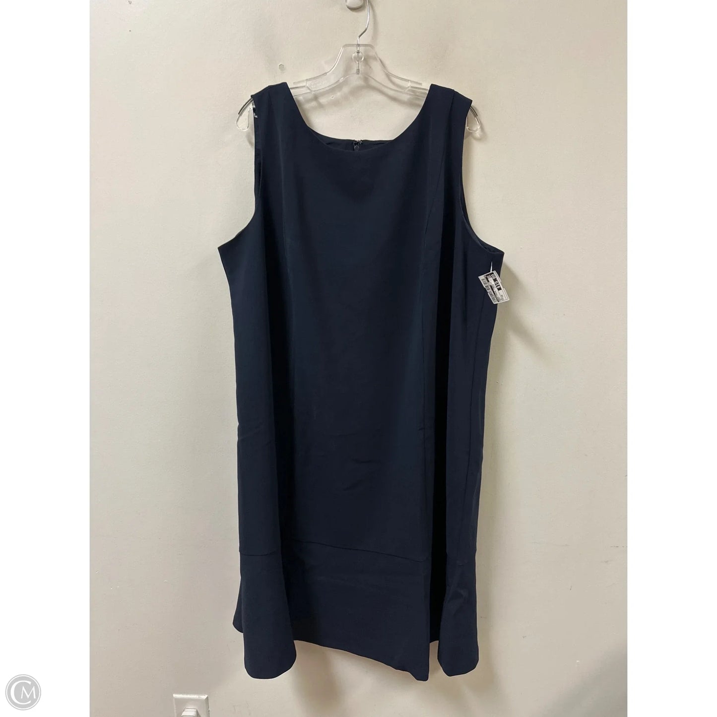 Dress Casual Midi By Talbots In Navy, Size: 3x
