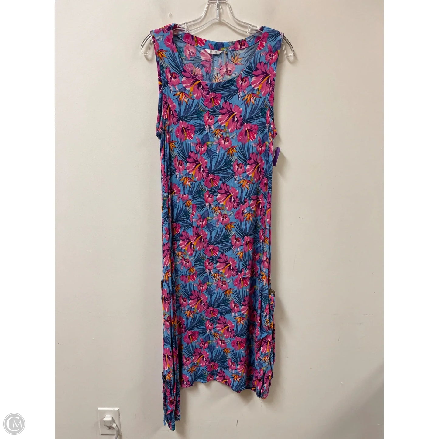 Dress Casual Maxi By Kaktus In Tropical Print, Size: M