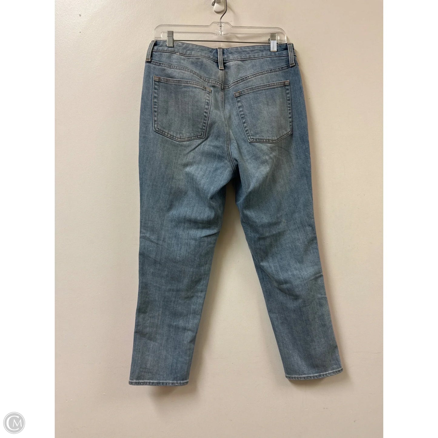 Jeans Straight By Talbots In Blue Denim, Size: 8