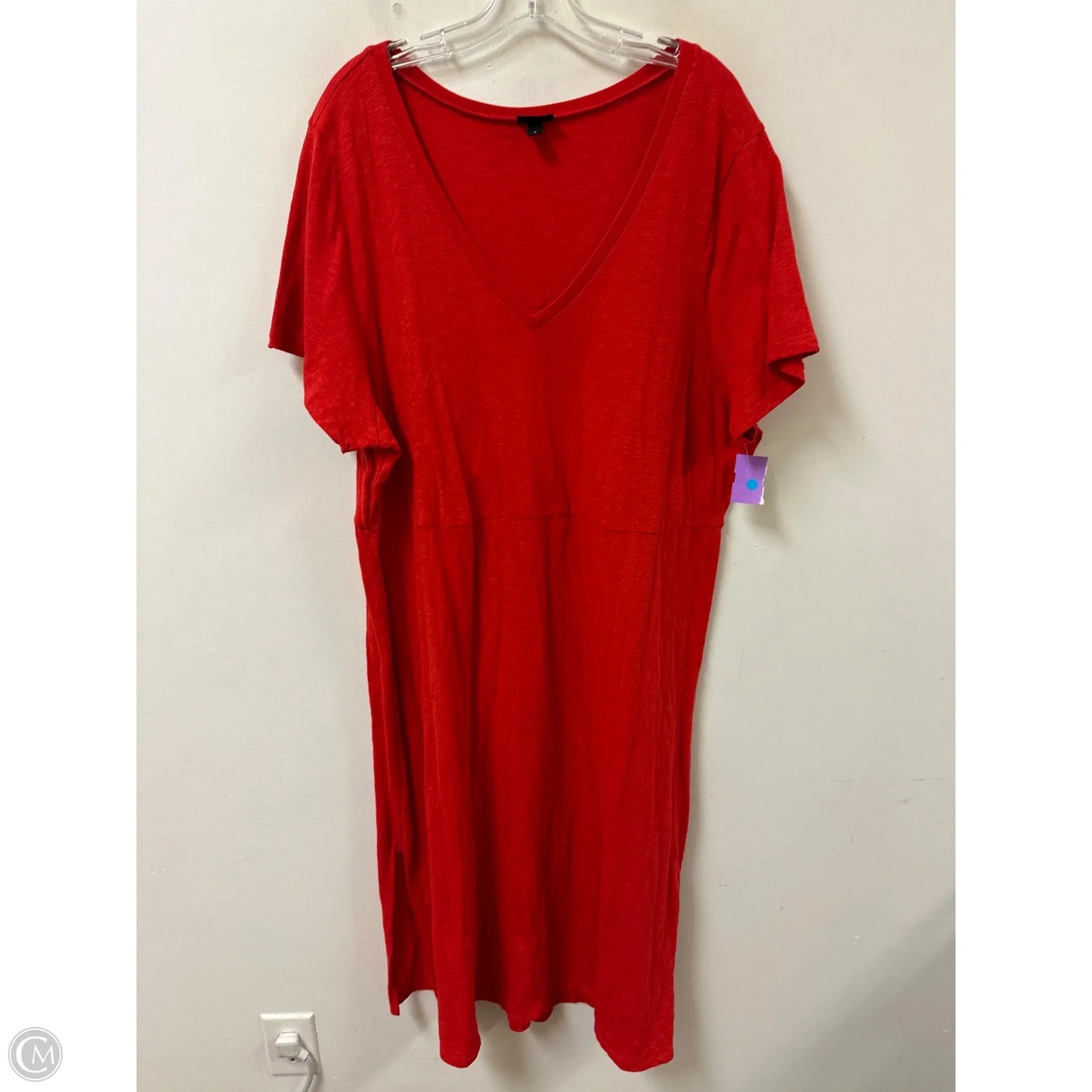 Dress Casual Maxi By Torrid In Red, Size: 3x