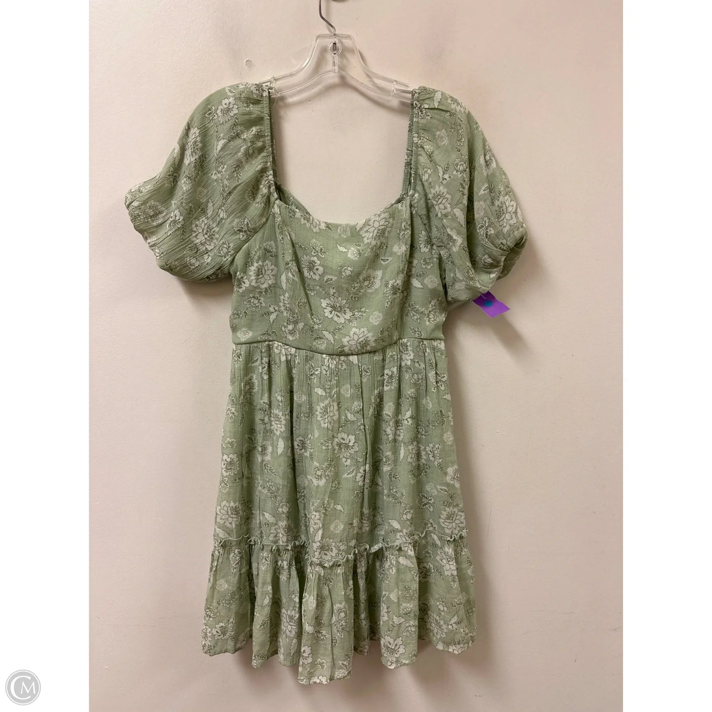 Dress Casual Short By Blu Pepper In Green, Size: L