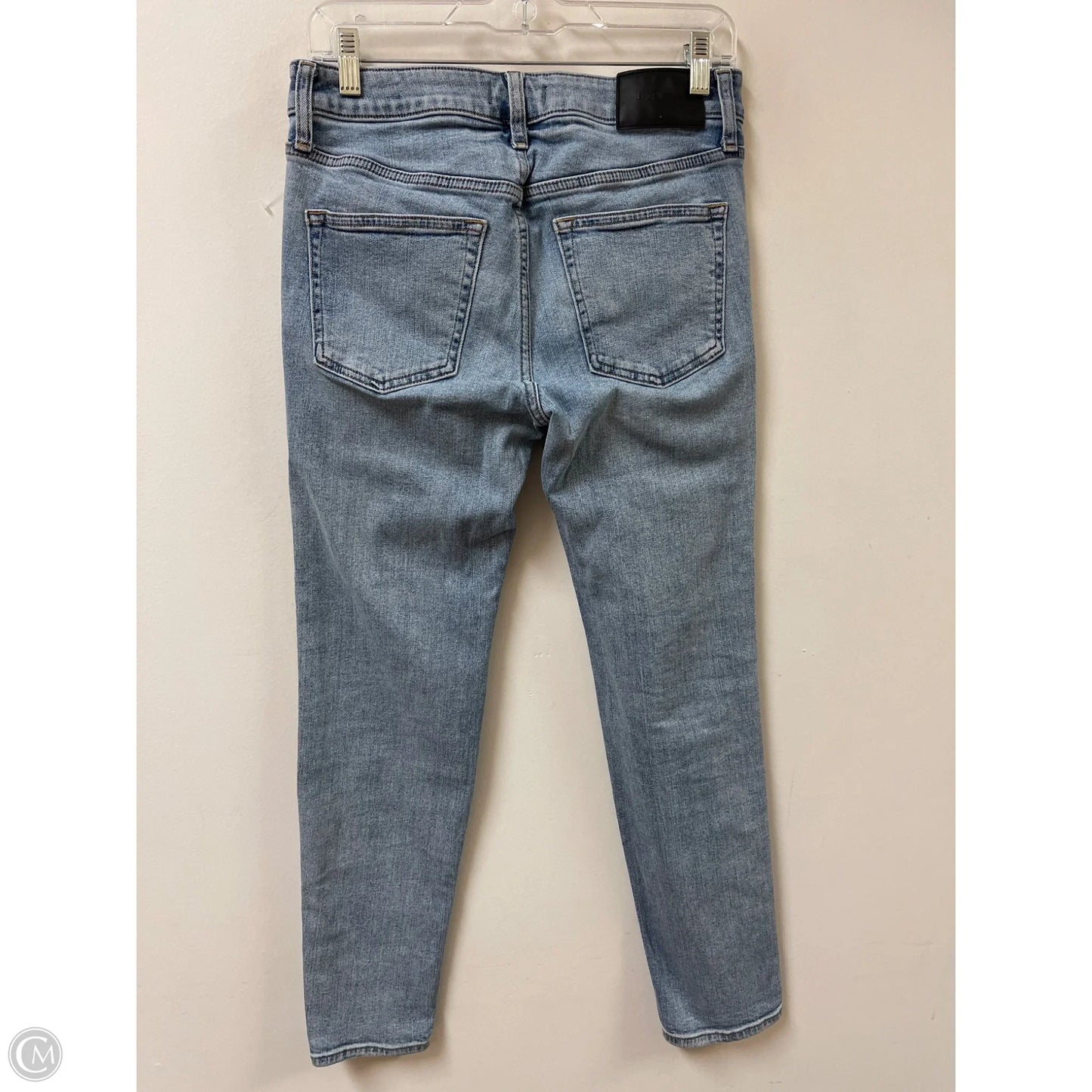 Jeans Straight By Express In Blue Denim, Size: 6