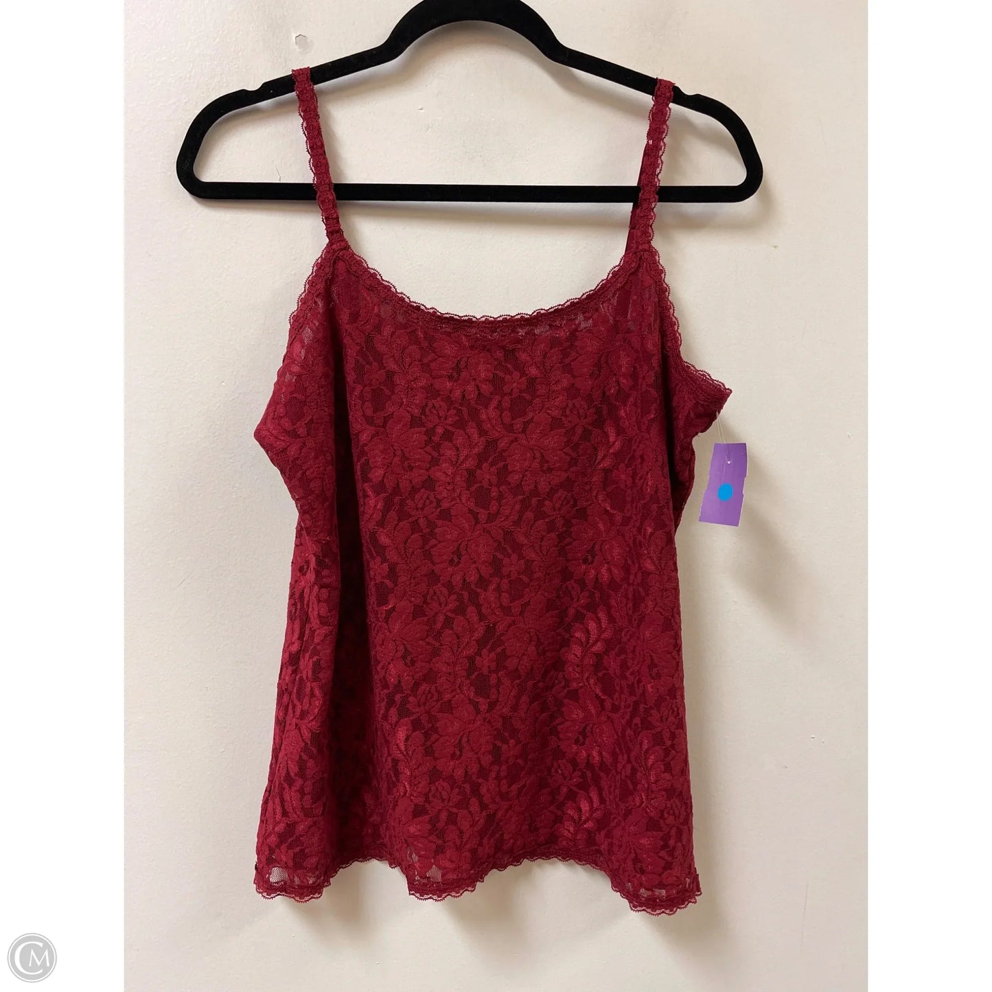 Top Sleeveless By White House Black Market In Red, Size: L