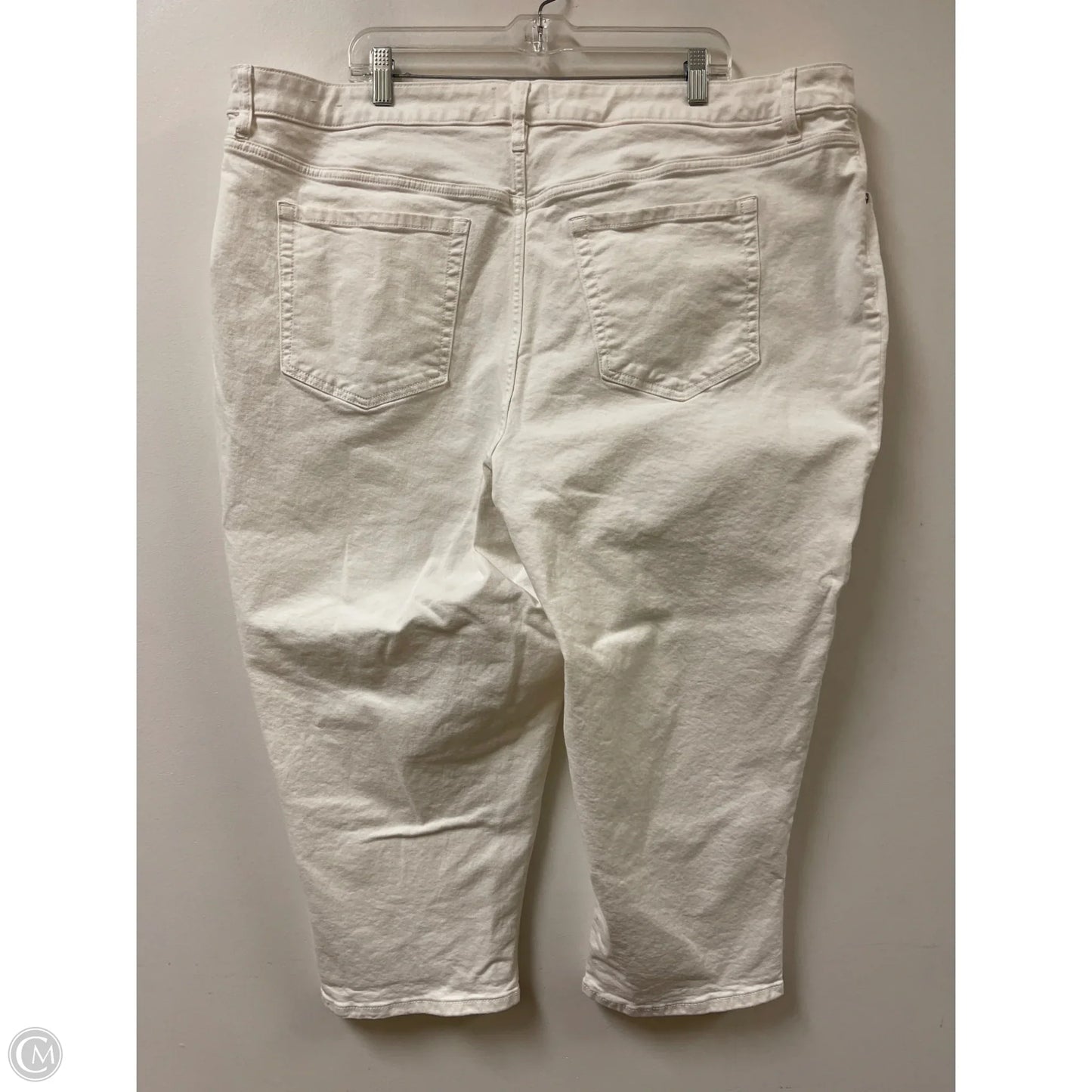 Jeans Skinny By Lane Bryant In White Denim, Size: 24