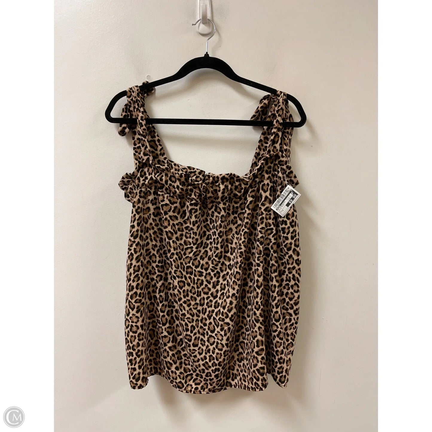 Top Sleeveless By Entro In Animal Print, Size: M