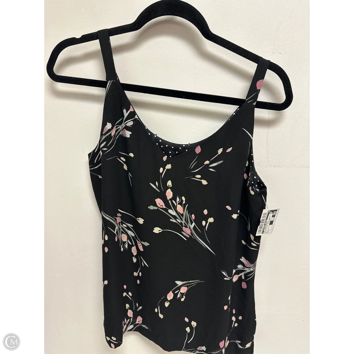 Top Sleeveless By Clothes Mentor In Black & Pink, Size: S