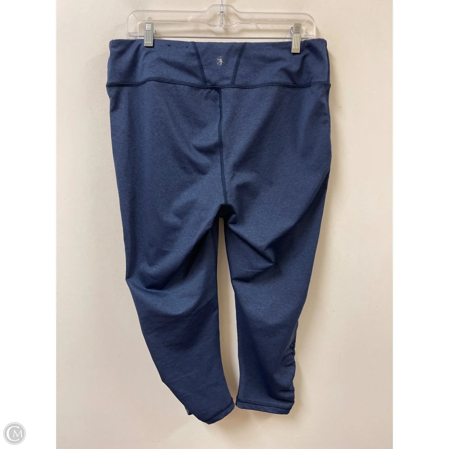 Athletic Leggings By Gaiam In Blue, Size: Xl