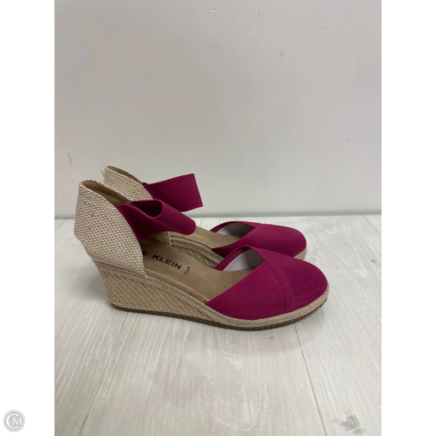 Sandals Heels Wedge By Anne Klein In Pink, Size: 8