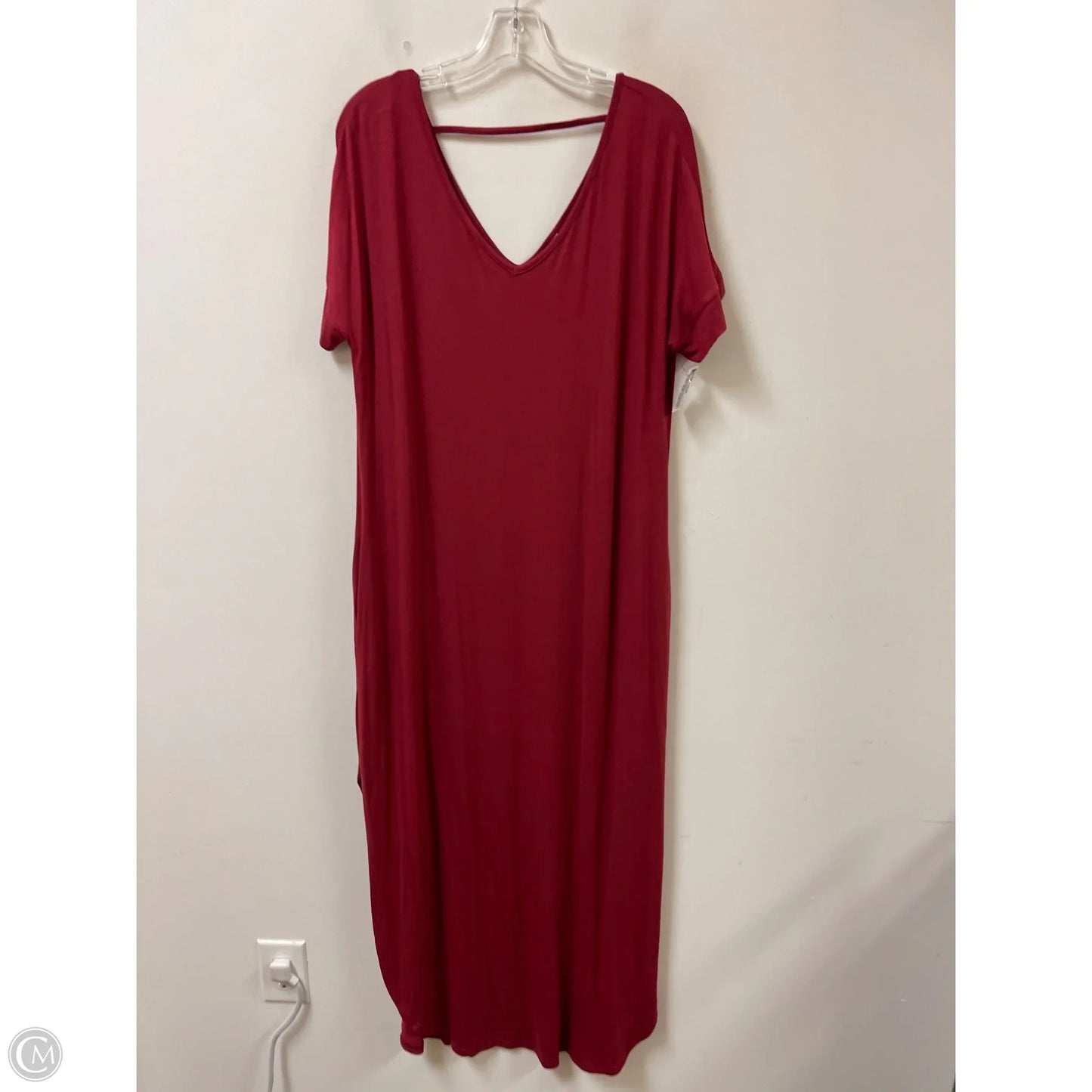 Dress Casual Maxi By Clothes Mentor In Red, Size: Xl