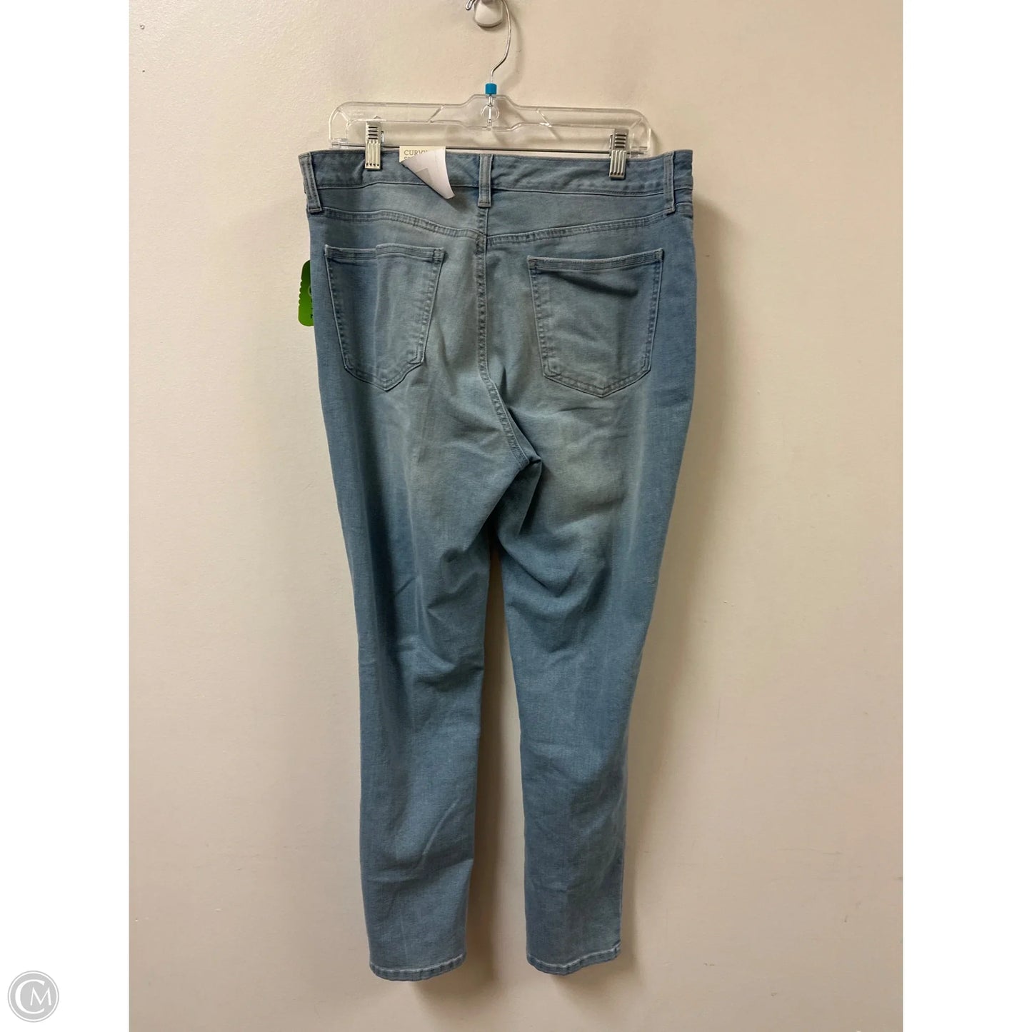 Jeans Skinny By Style And Company In Blue Denim, Size: 14