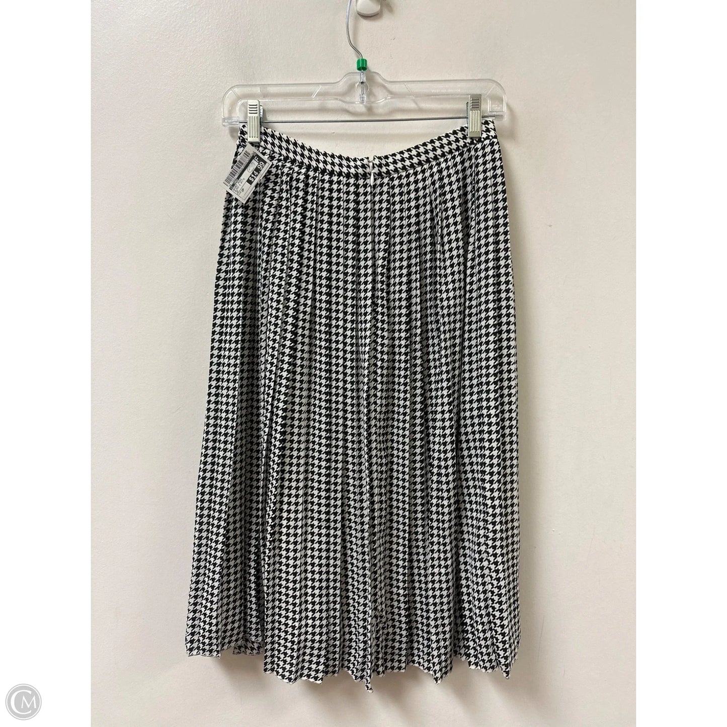 Skirt Midi By J. Crew In Black & White, Size: 2p