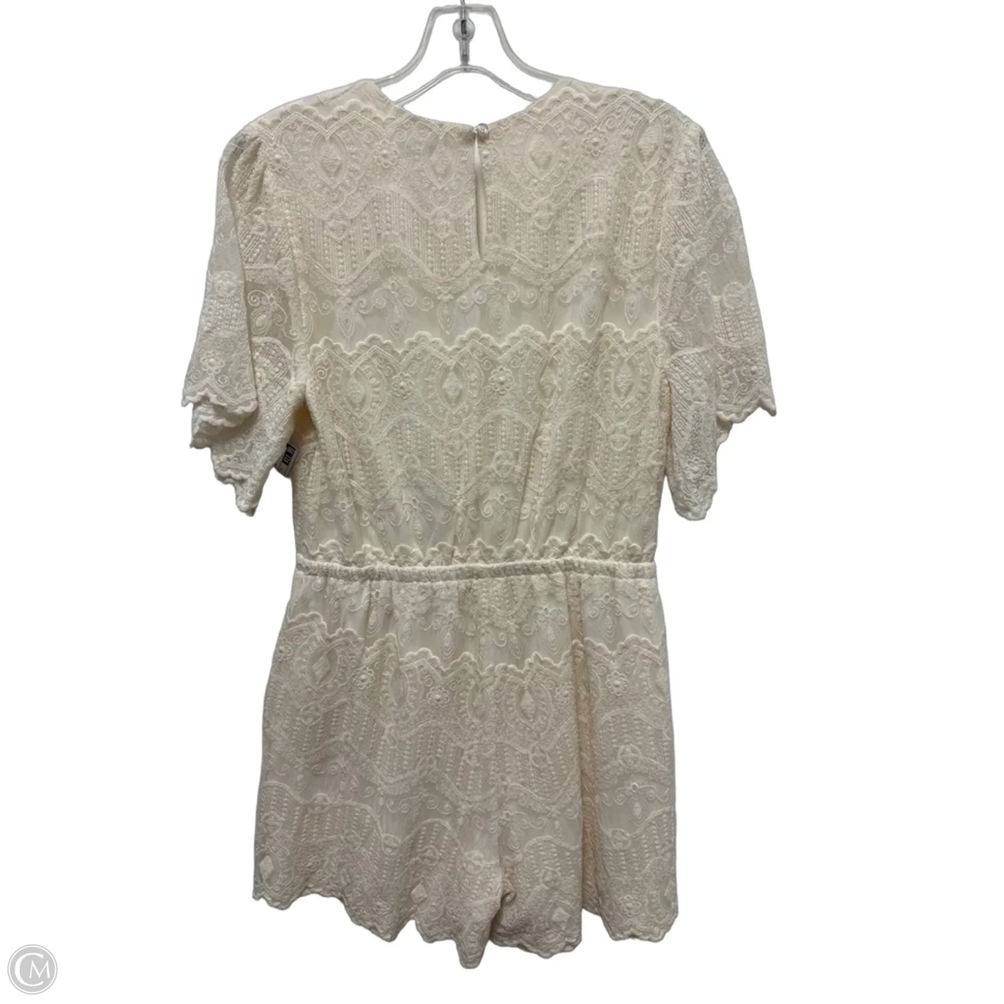 Romper By Venus In Cream, Size: M