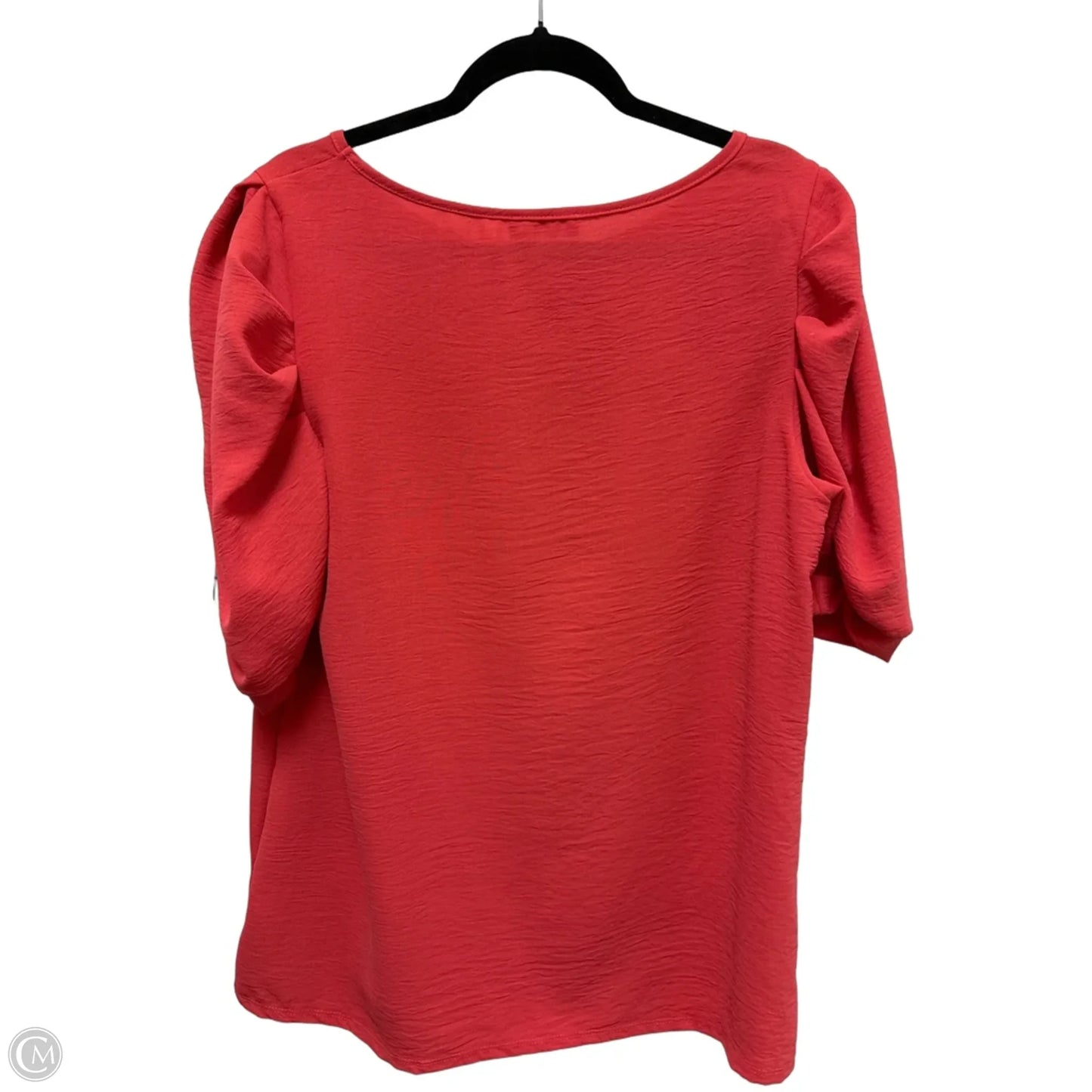Top Short Sleeve By Beeson River In Pink, Size: L