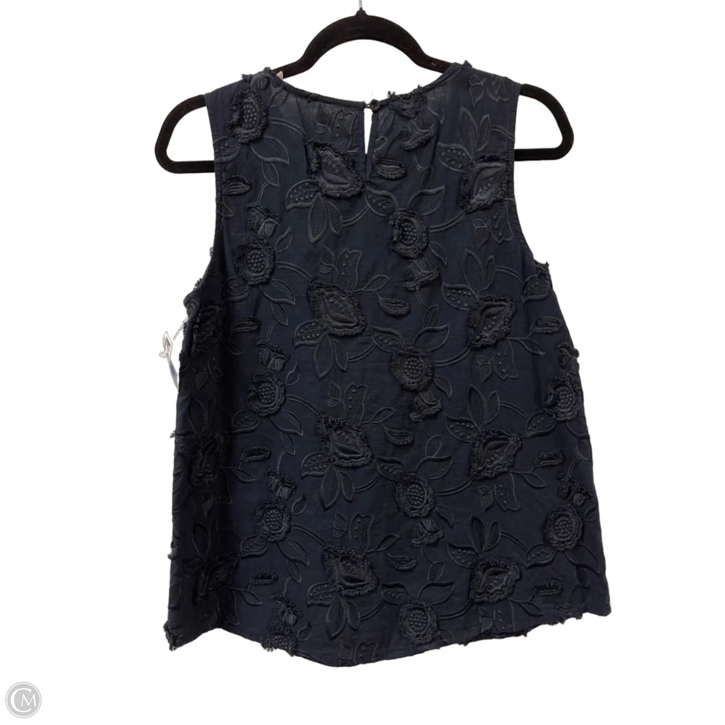 Top Sleeveless By Soft Surroundings In Navy, Size: S