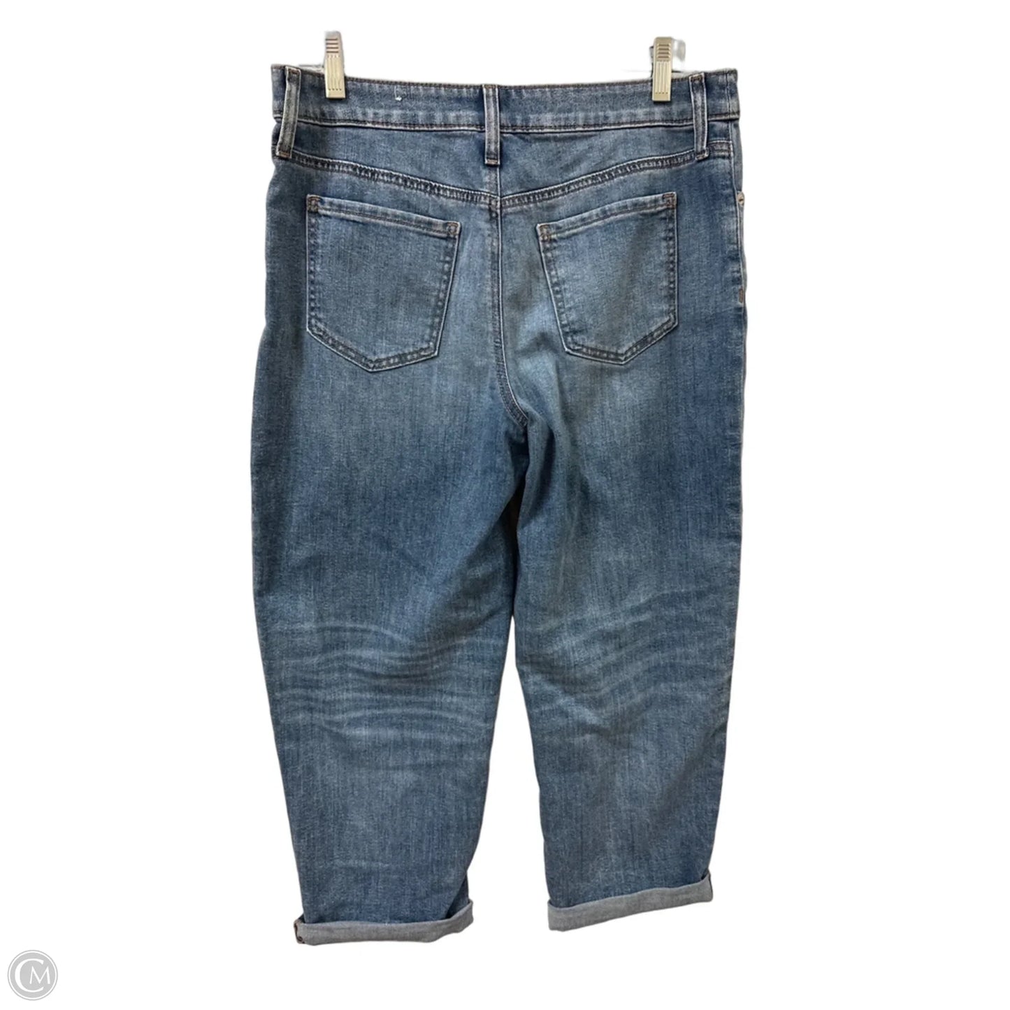 Jeans Boyfriend By Chicos In Blue Denim, Size: 6