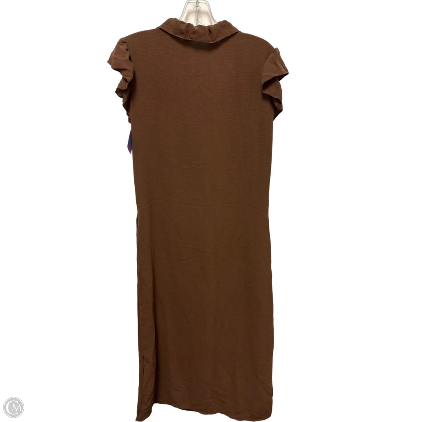 Dress Casual Maxi By Clothes Mentor In Brown, Size: S