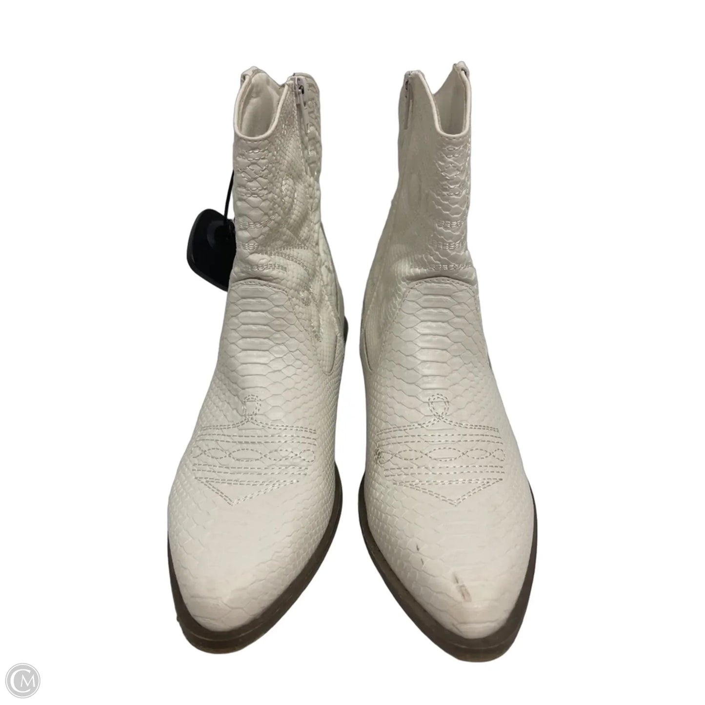 Boots Western By Clothes Mentor In White, Size: 8.5