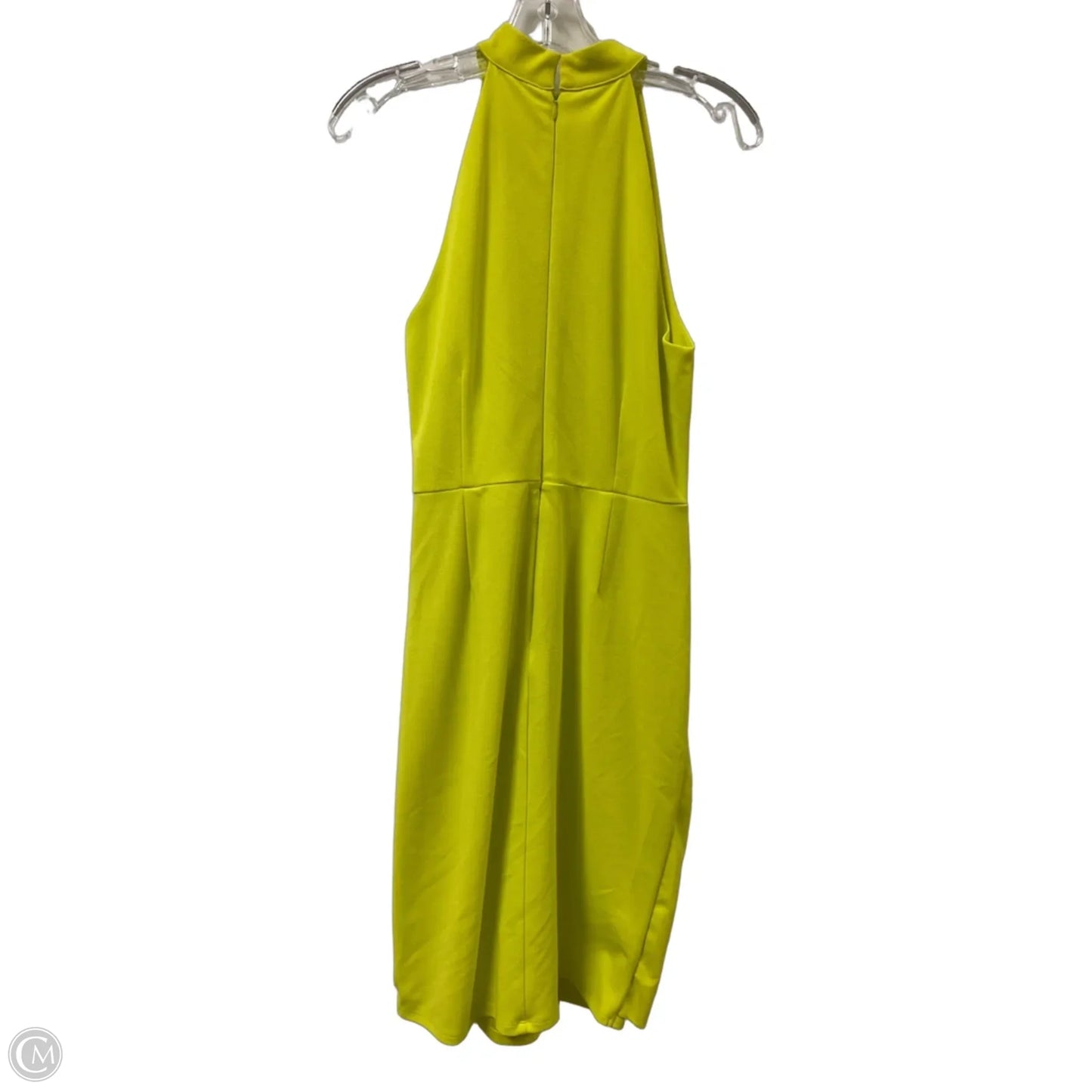 Dress Casual Midi By New York And Co In Yellow, Size: M