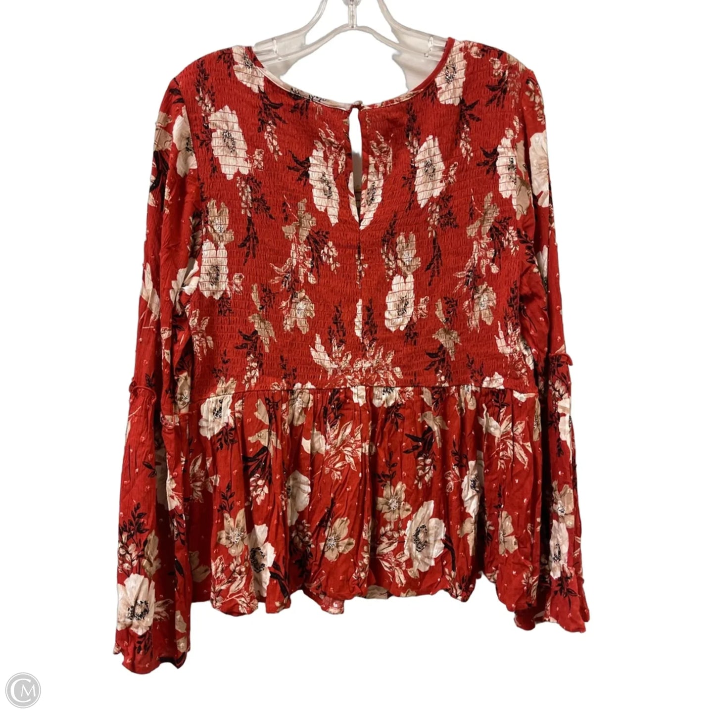 Top Long Sleeve By Torrid In Orange, Size: 2x