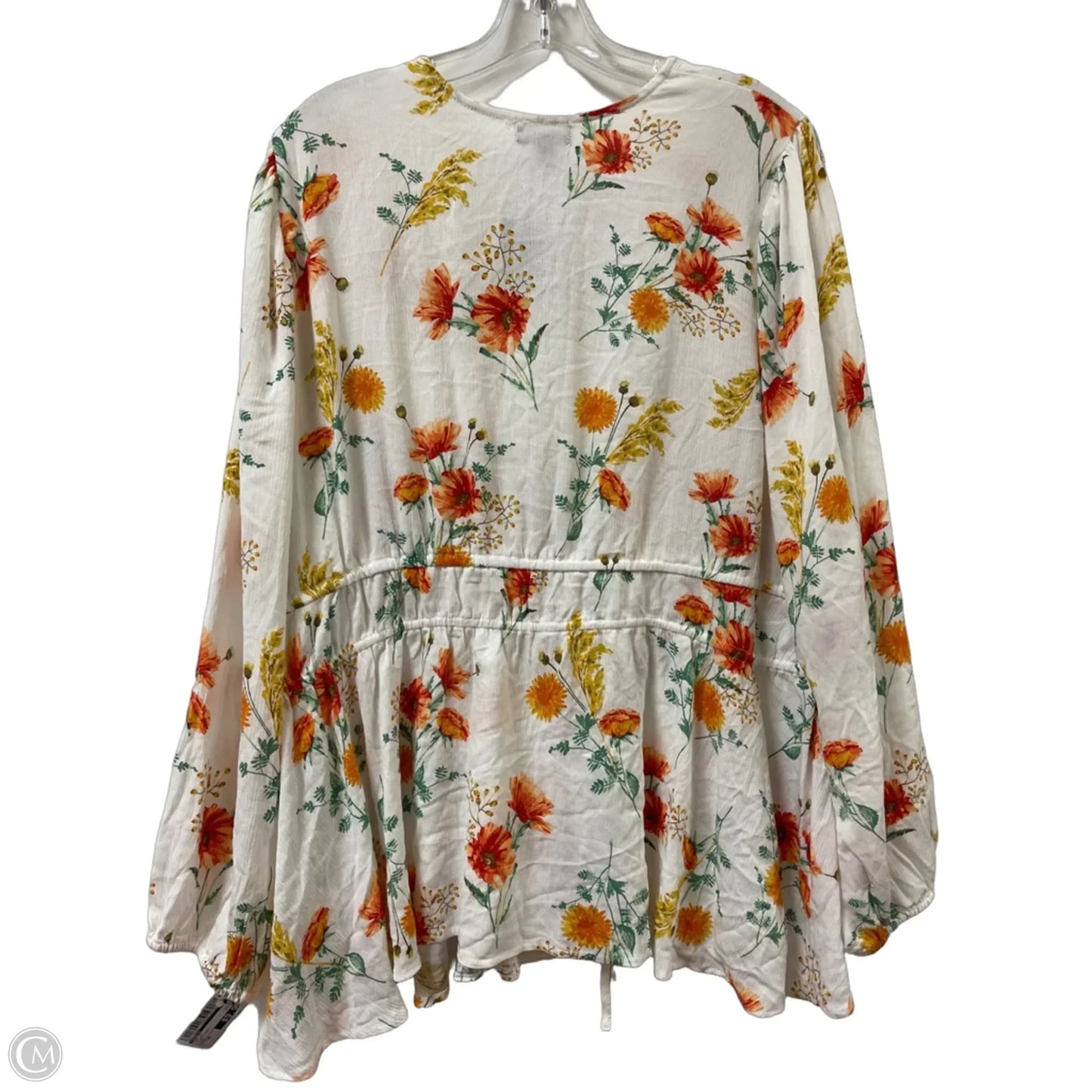 Top Long Sleeve By Torrid In Floral Print, Size: 3x