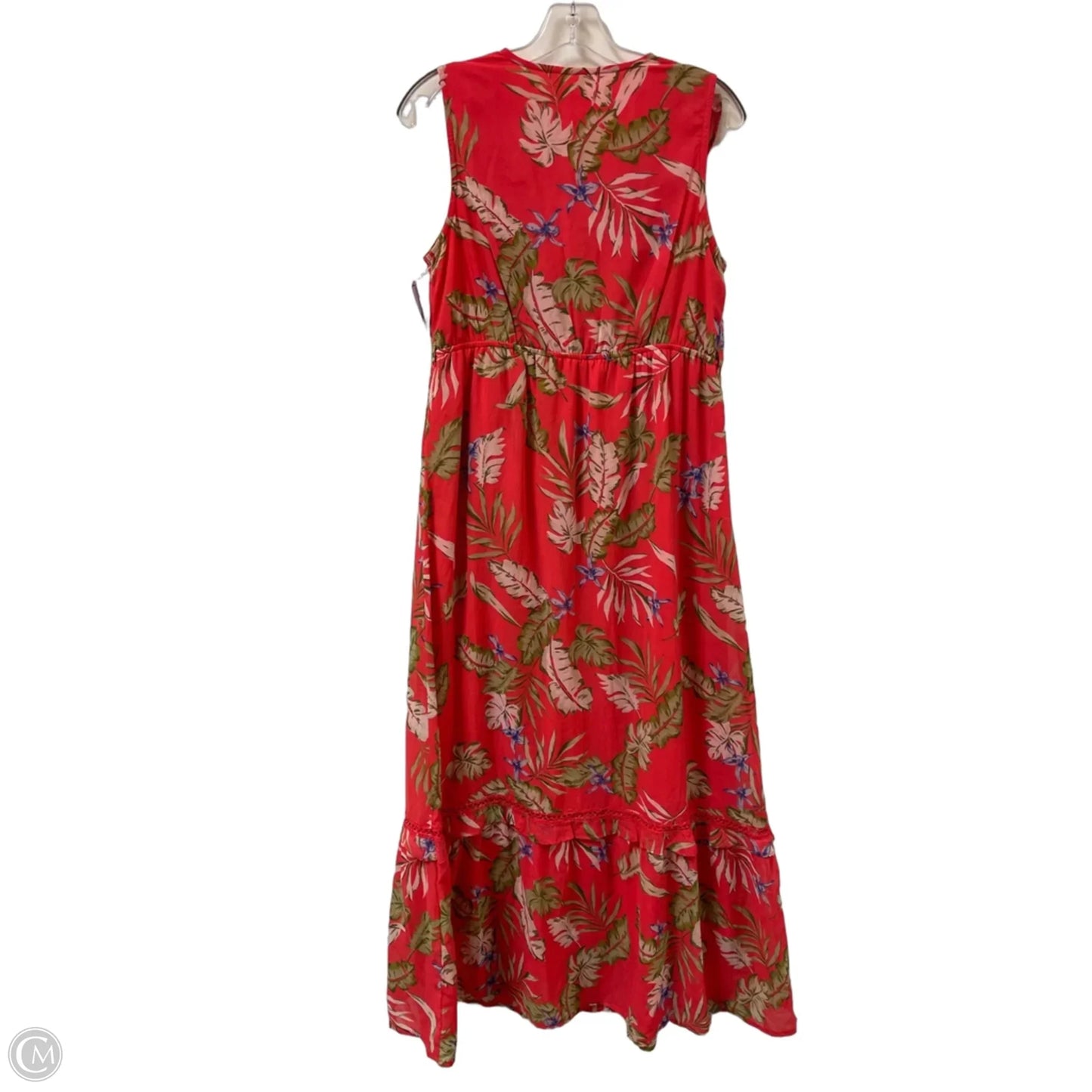 Dress Casual Maxi By Clothes Mentor In Tropical Print, Size: M