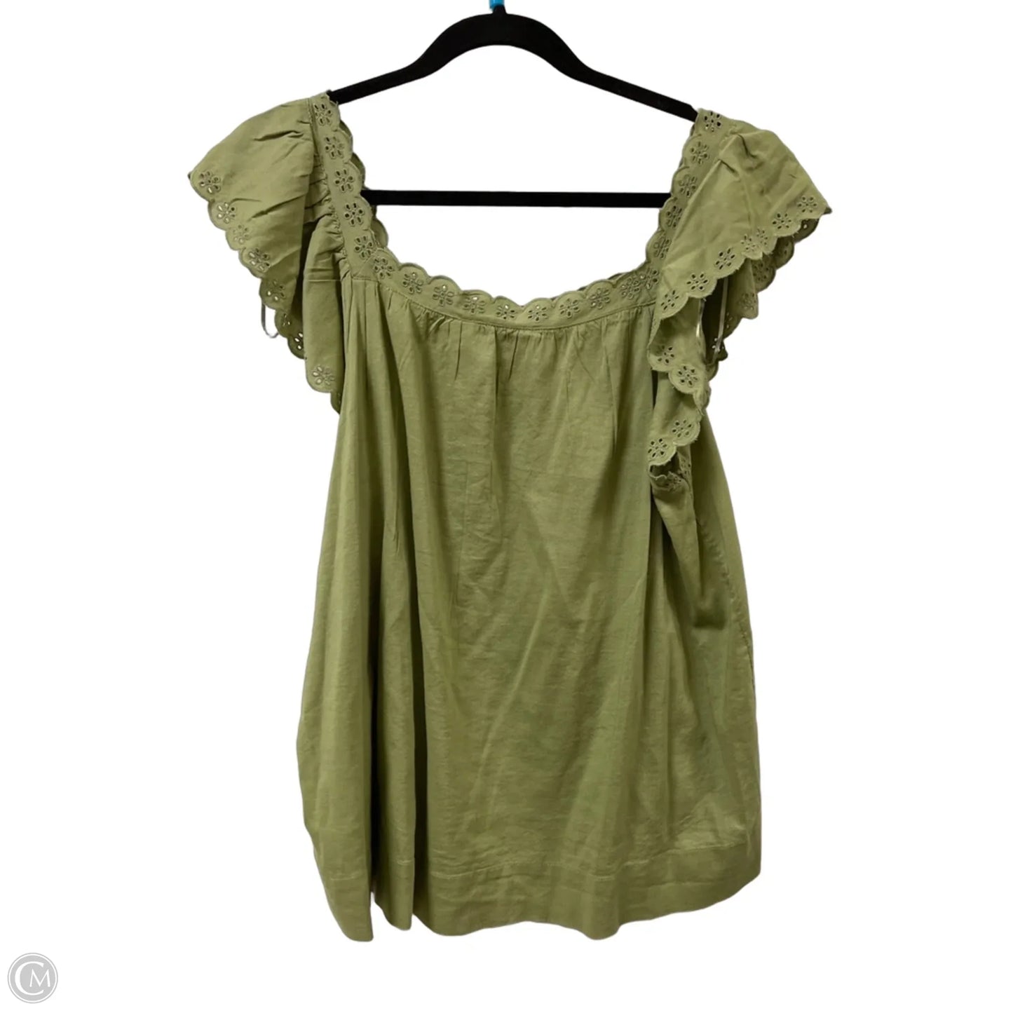 Blouse Sleeveless By Lc Lauren Conrad In Green, Size: Xl
