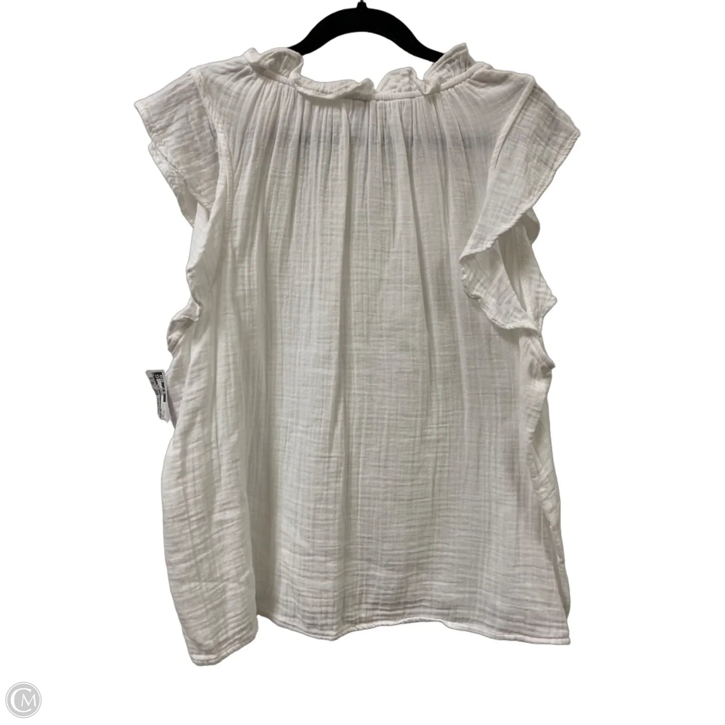 Top Short Sleeve By Old Navy In White, Size: Xl