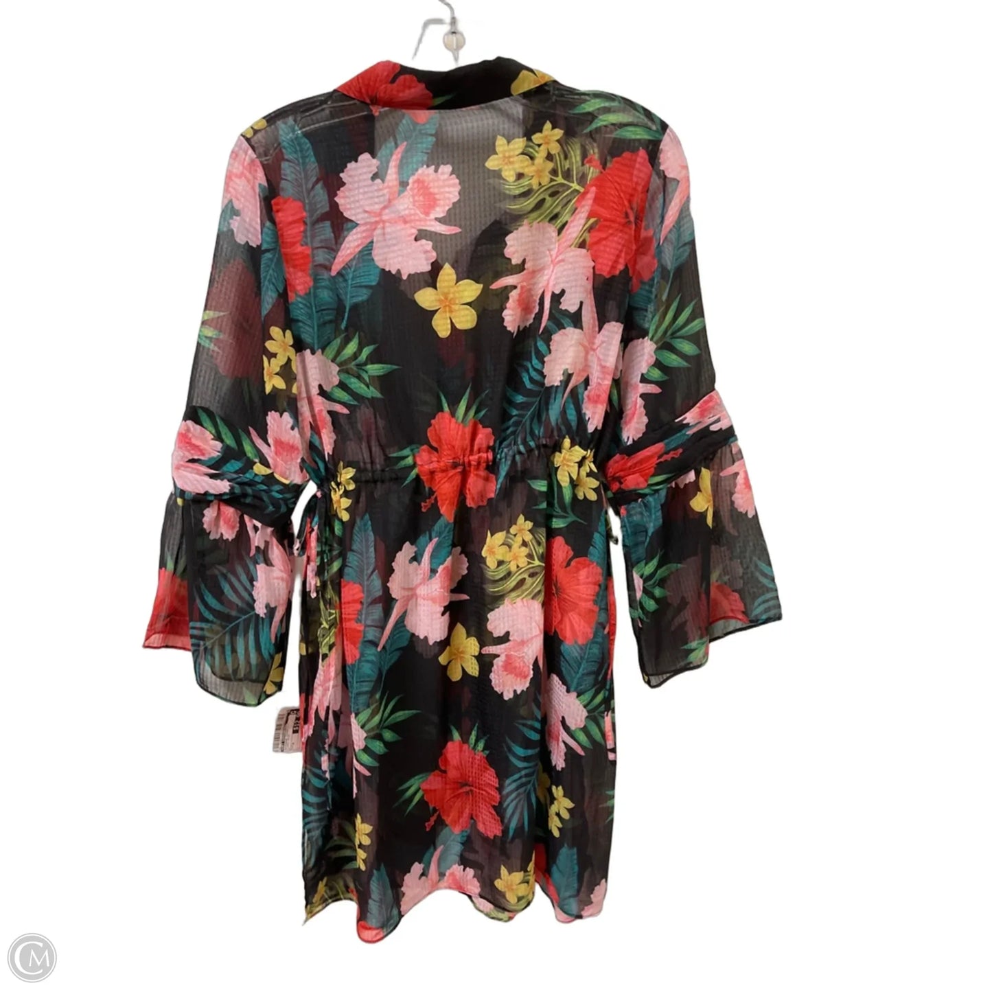 Swimwear Cover-up By Soft Surroundings In Floral Print, Size: M