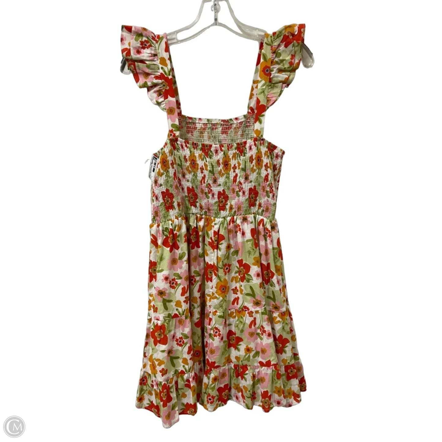 Dress Casual Short By Clothes Mentor In Floral Print, Size: M