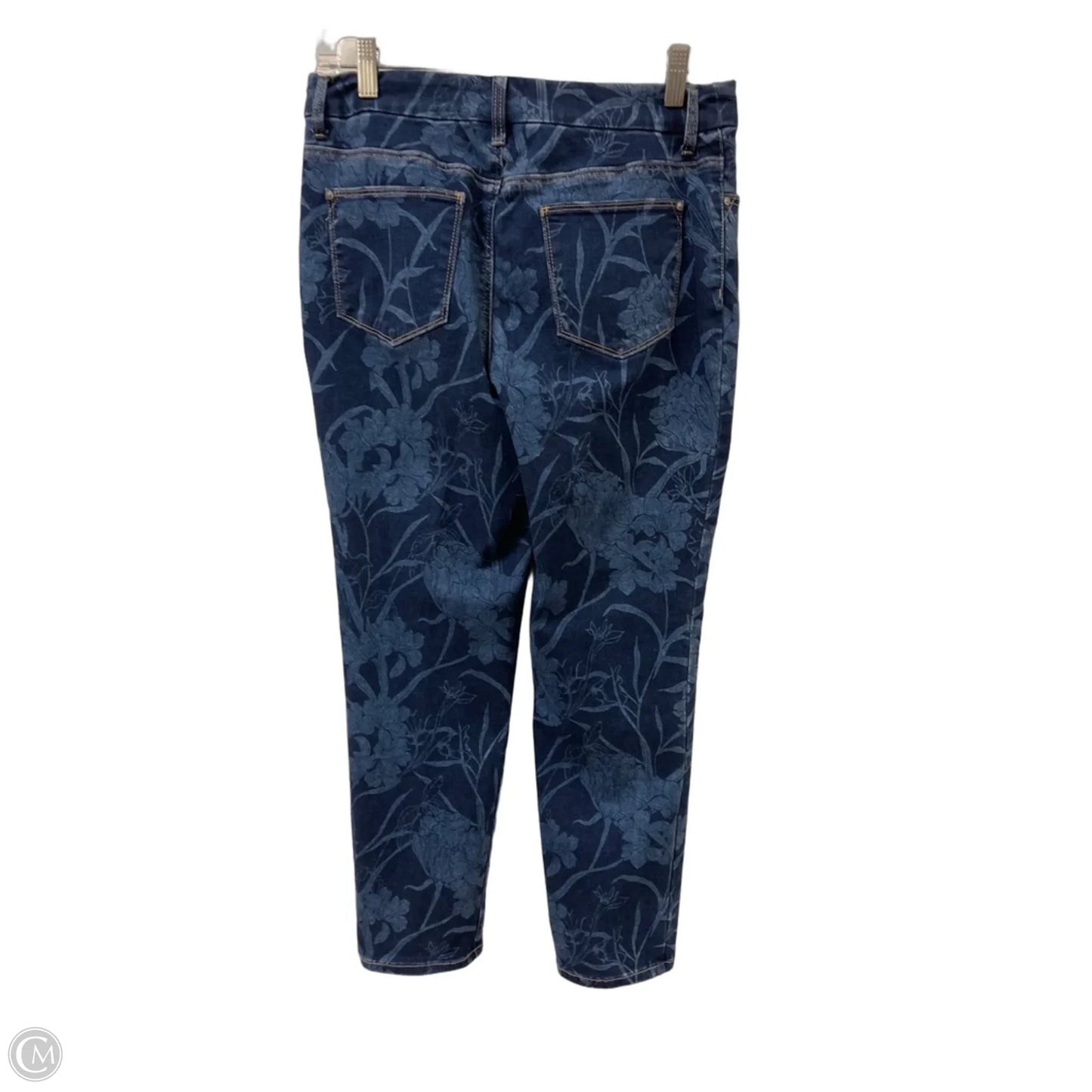Jeans Straight By Chicos In Blue Denim, Size: 6