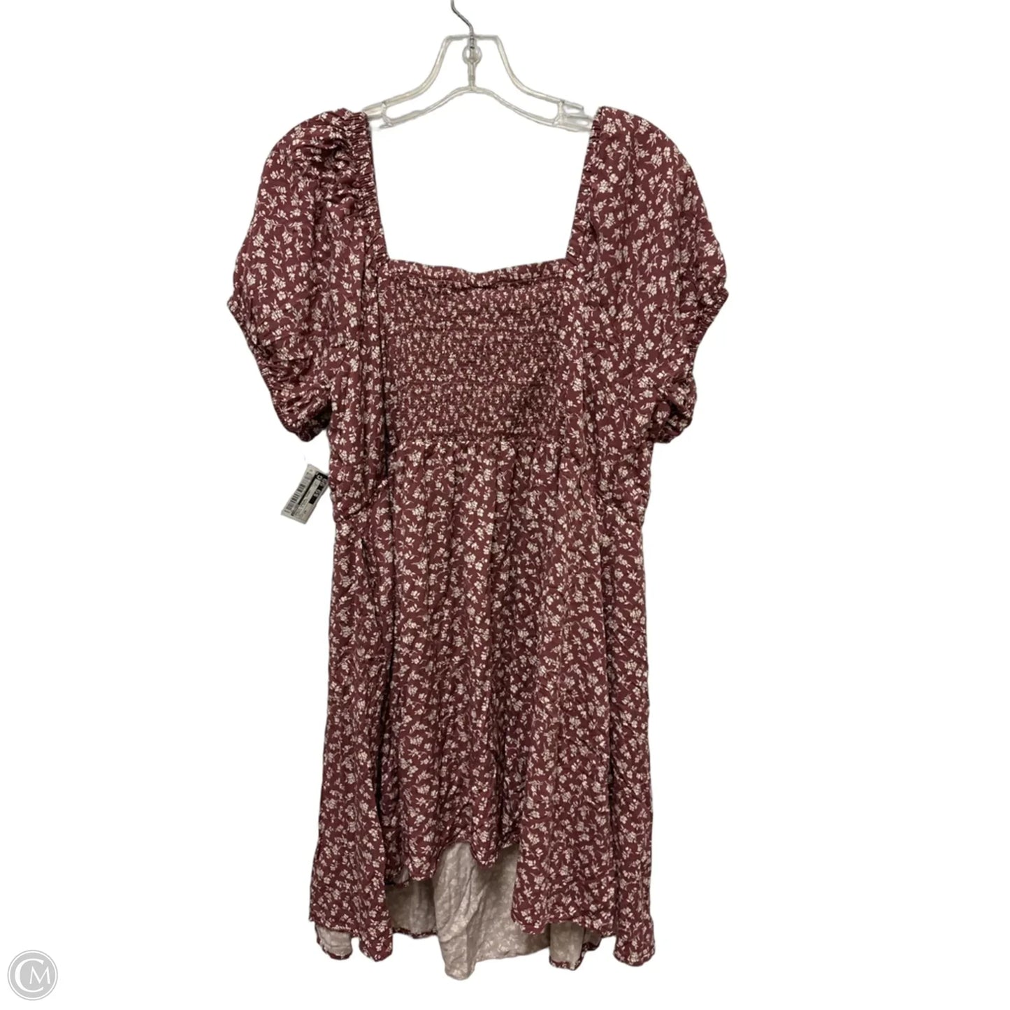 Dress Casual Short By Torrid In Purple & White, Size: 2x