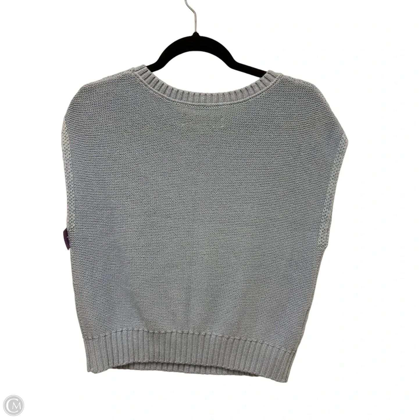 Sweater Short Sleeve By Loft In Blue, Size: Xs