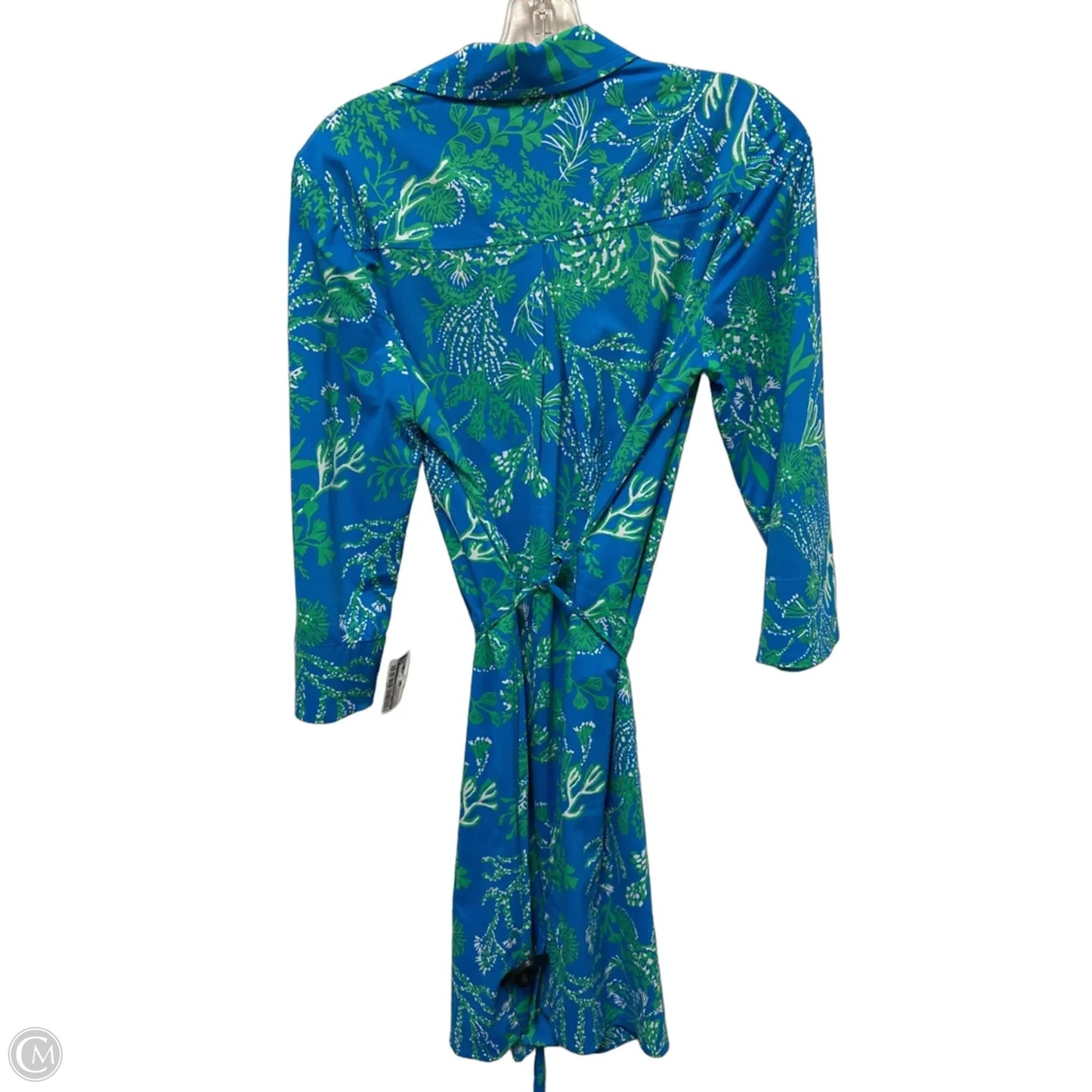 Dress Designer By Lilly Pulitzer In Blue & Green, Size: S