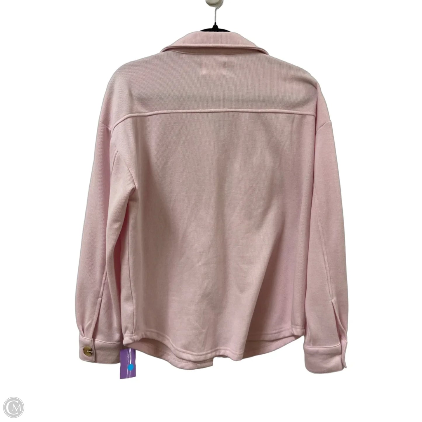 Jacket Shirt By Hippie Rose In Pink, Size: Xs