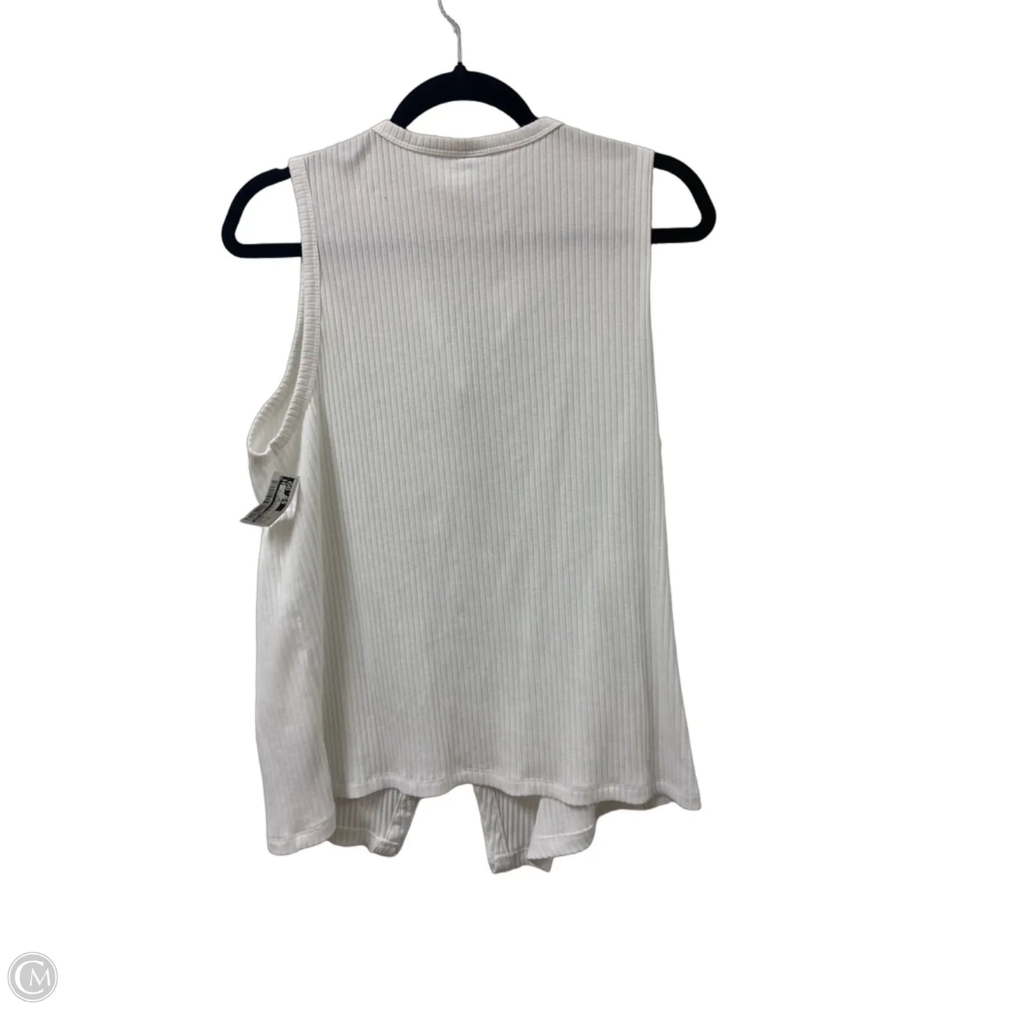 Blouse Sleeveless By Old Navy In White, Size: Xl