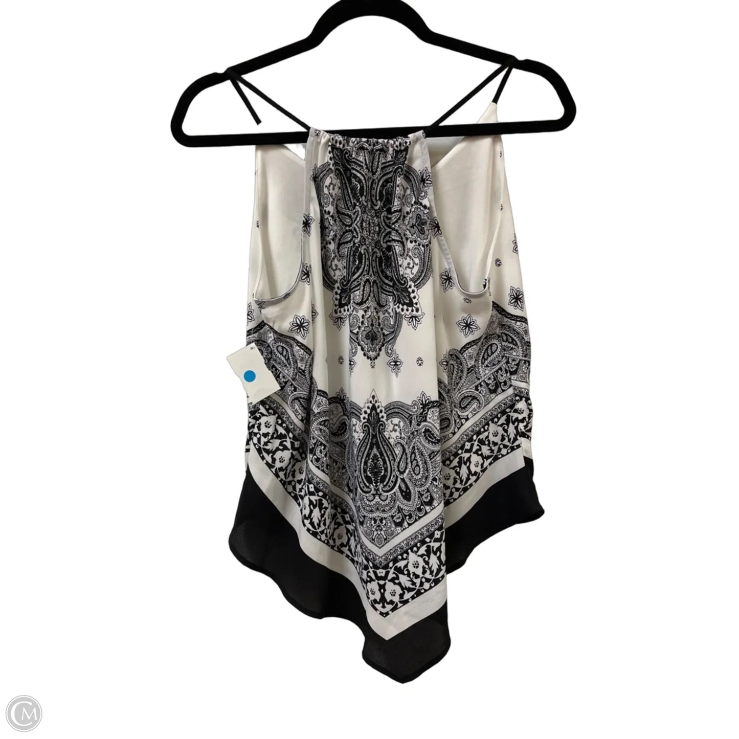 Top Sleeveless By Bcx In Black & White, Size: M