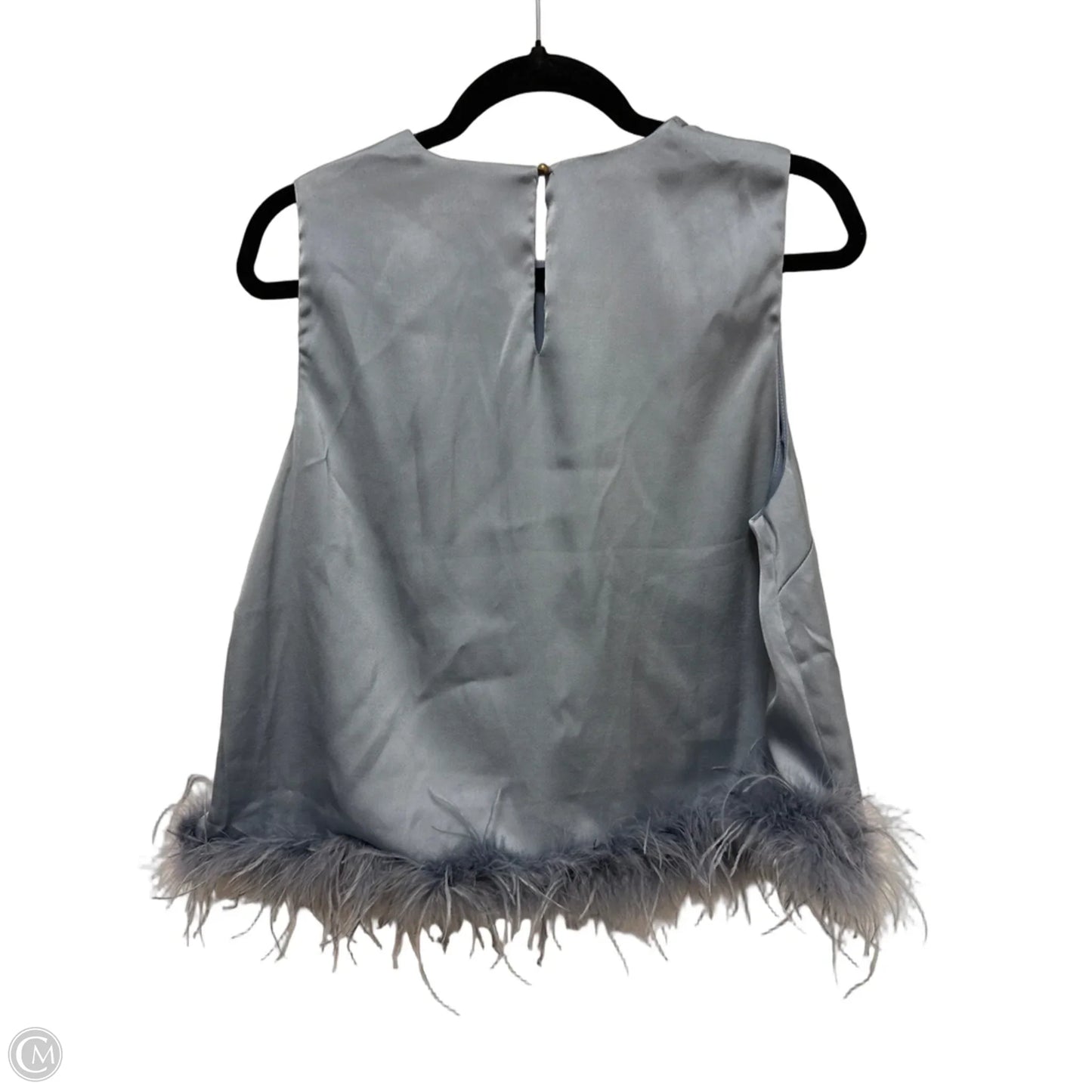 Top Sleeveless By Entro In Grey, Size: L