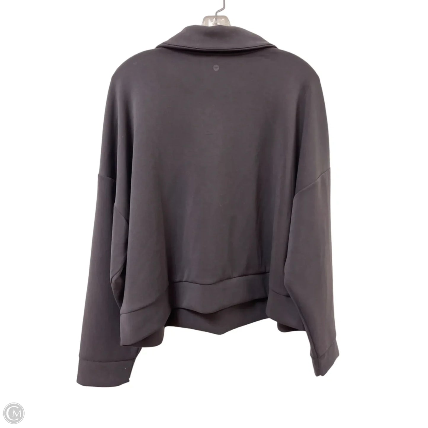 Athletic Sweatshirt Collar By Avia In Grey, Size: 1x